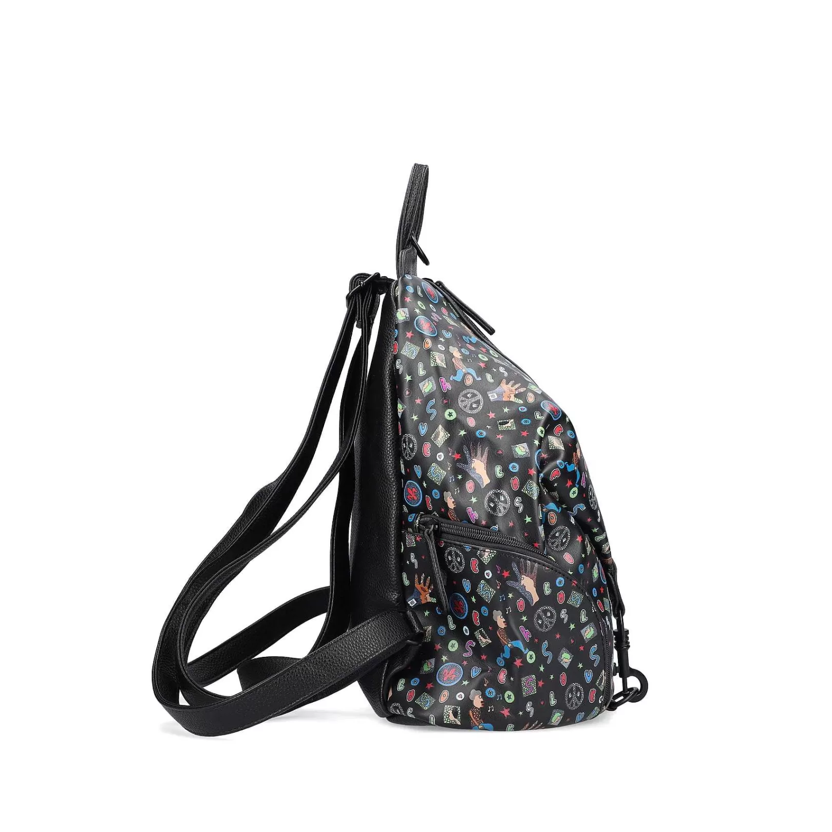 Shop | Backpack Black Pattern Bags