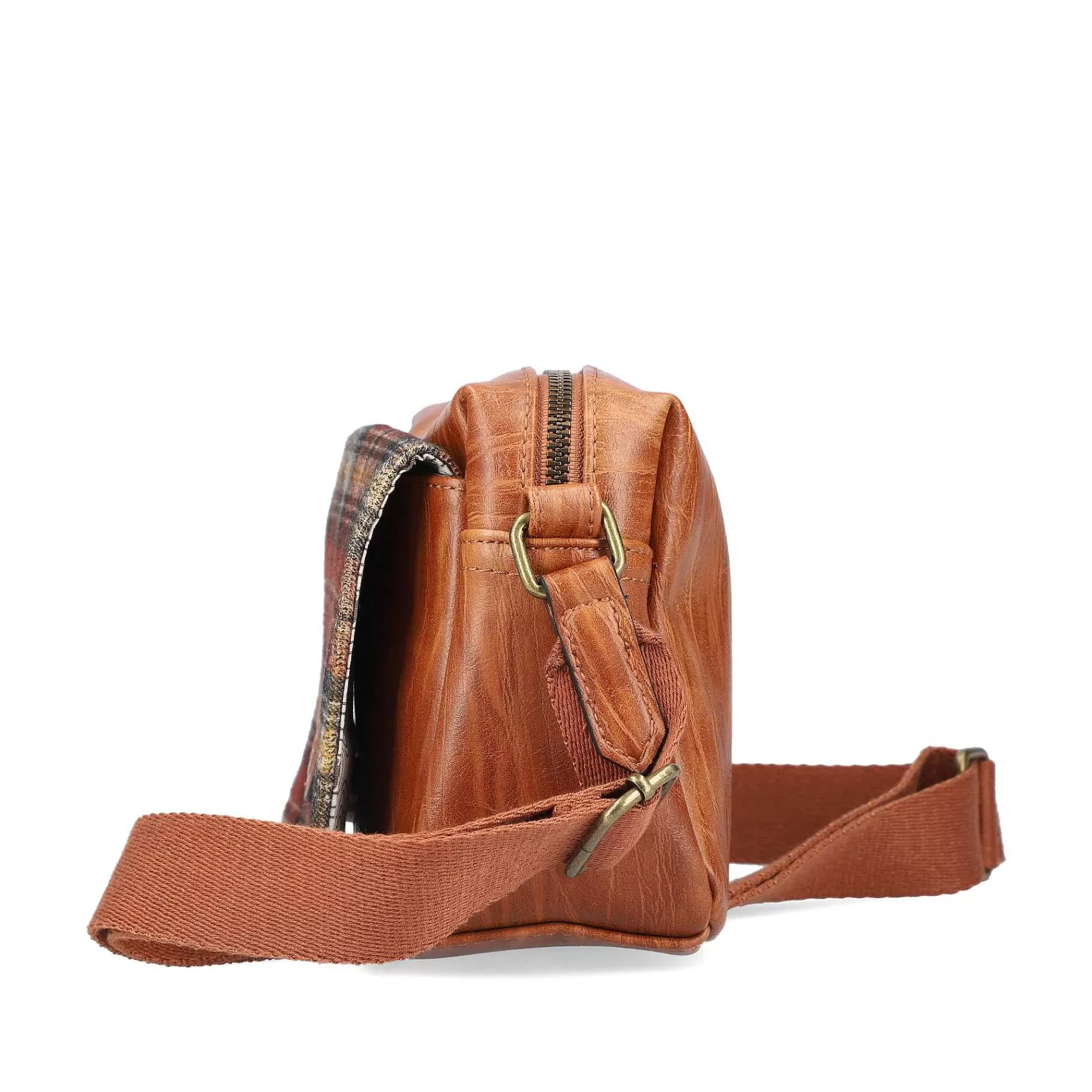 Online | Caramel Brown Check Handbag Bags