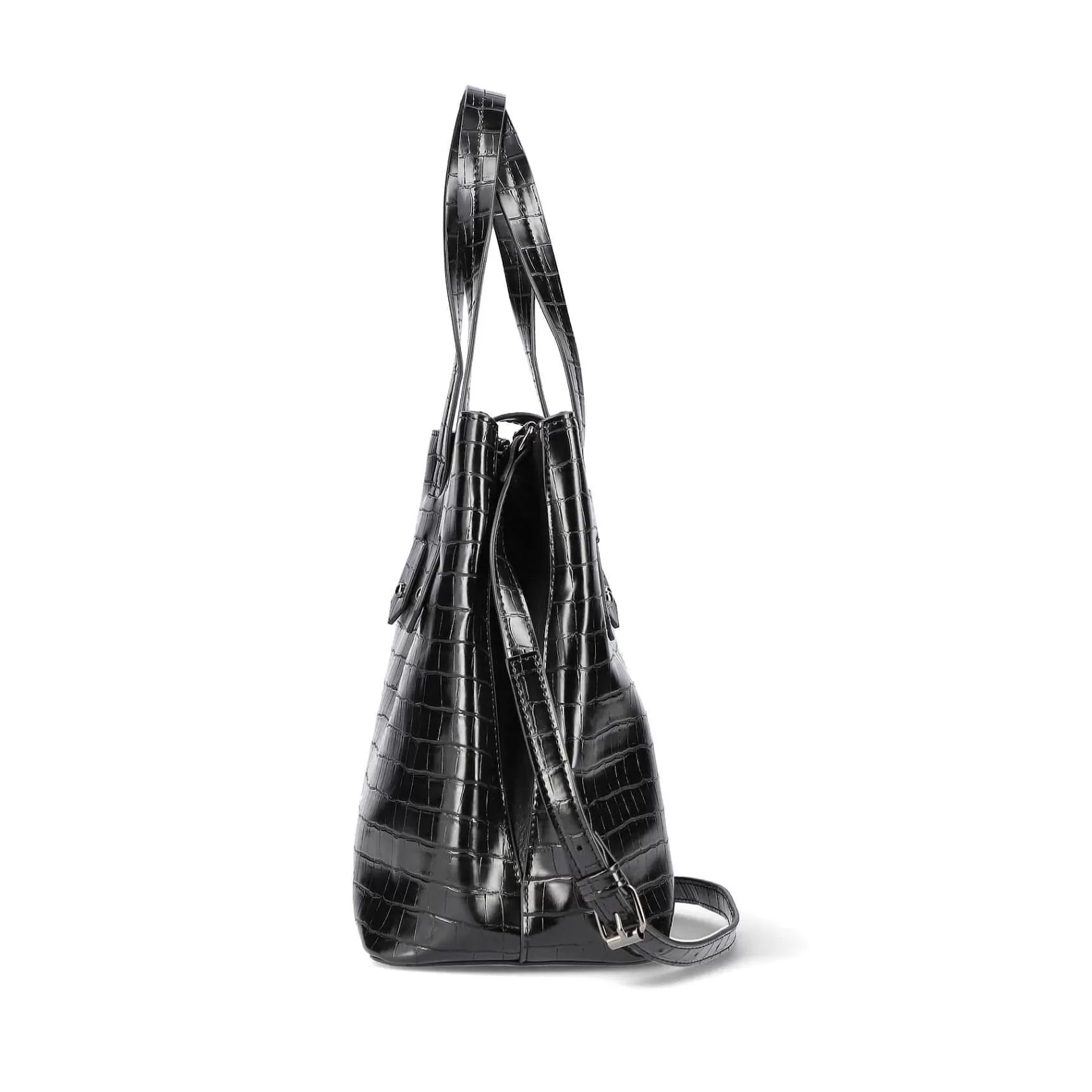 New | Handbag Jet Black Bags