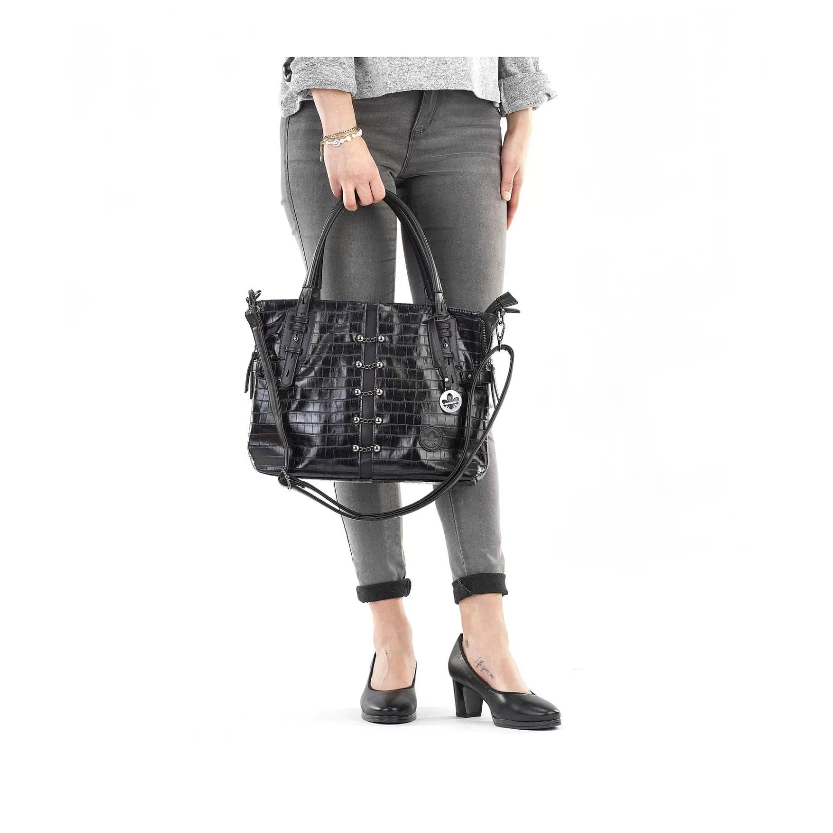 Clearance | Handbag Jet Black Bags