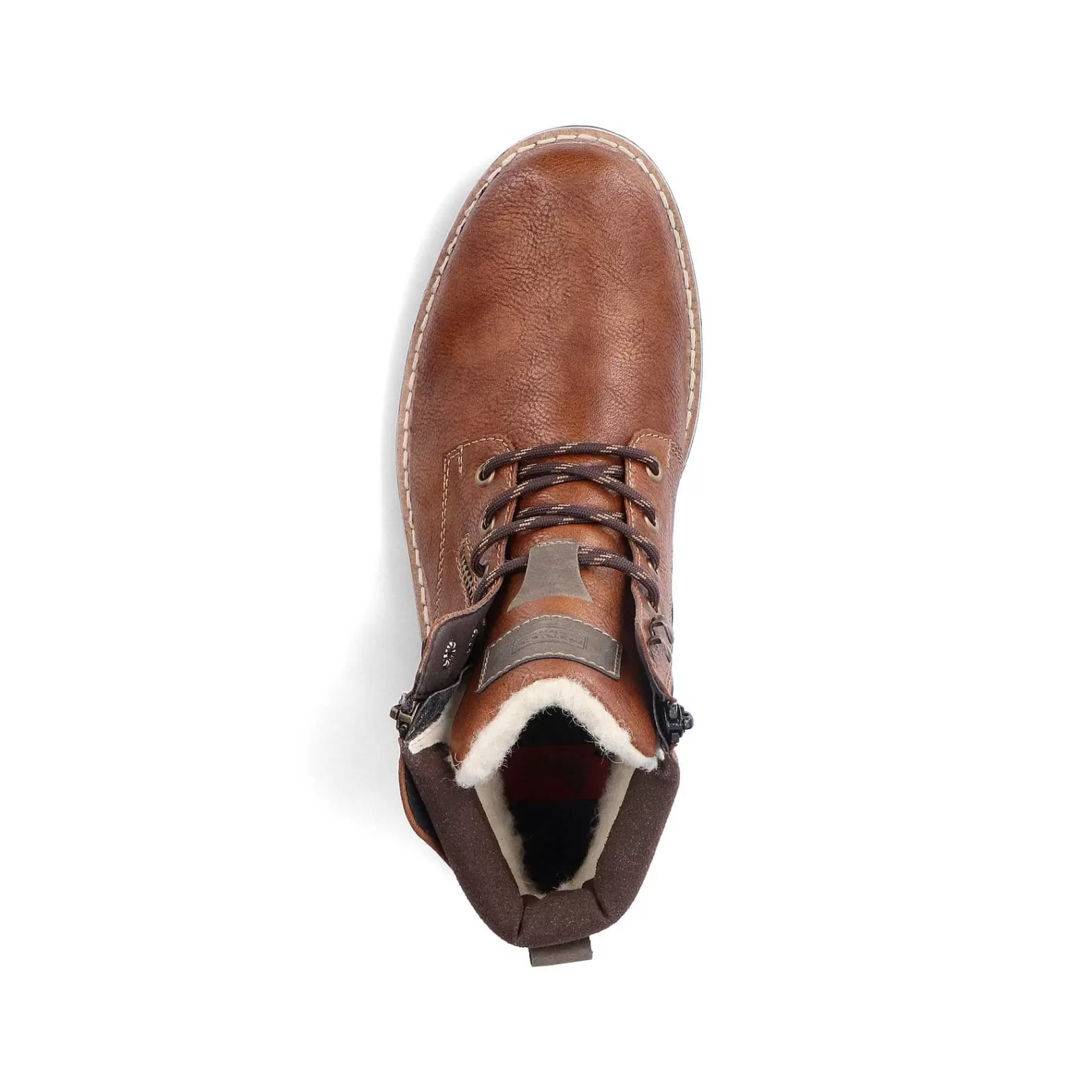 Hot Men'S Corded Boots Caramel Brown Men'S Boots