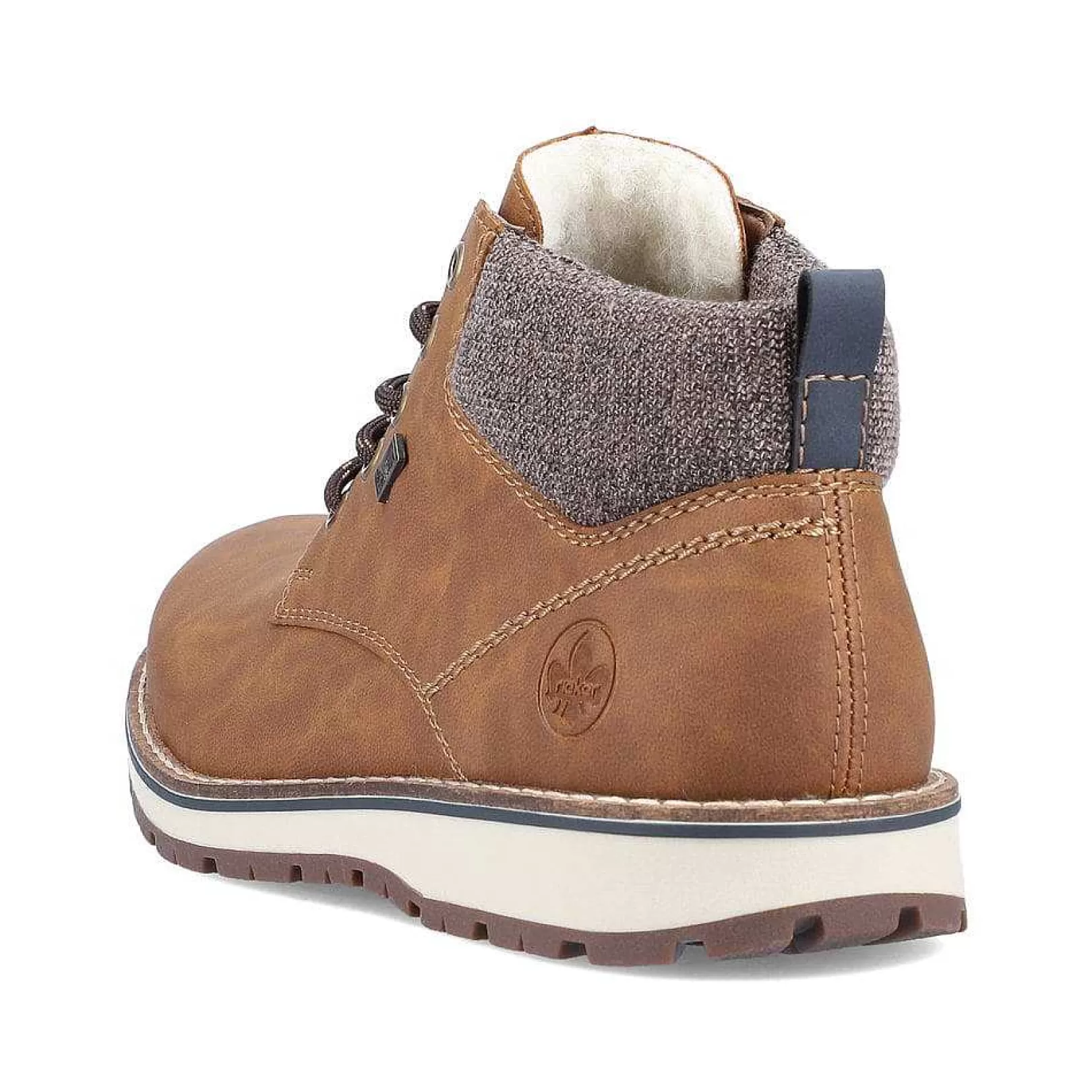 Hot Men'S Corded Boots Caramel Brown Men'S Boots