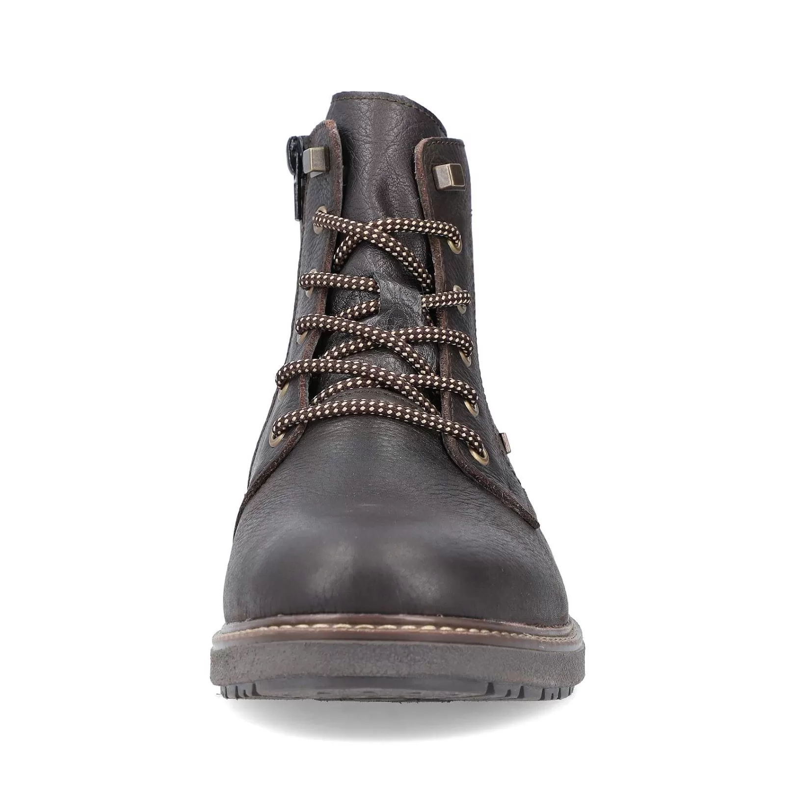 Hot Men'S Corded Boots Coffee Brown Men'S Boots