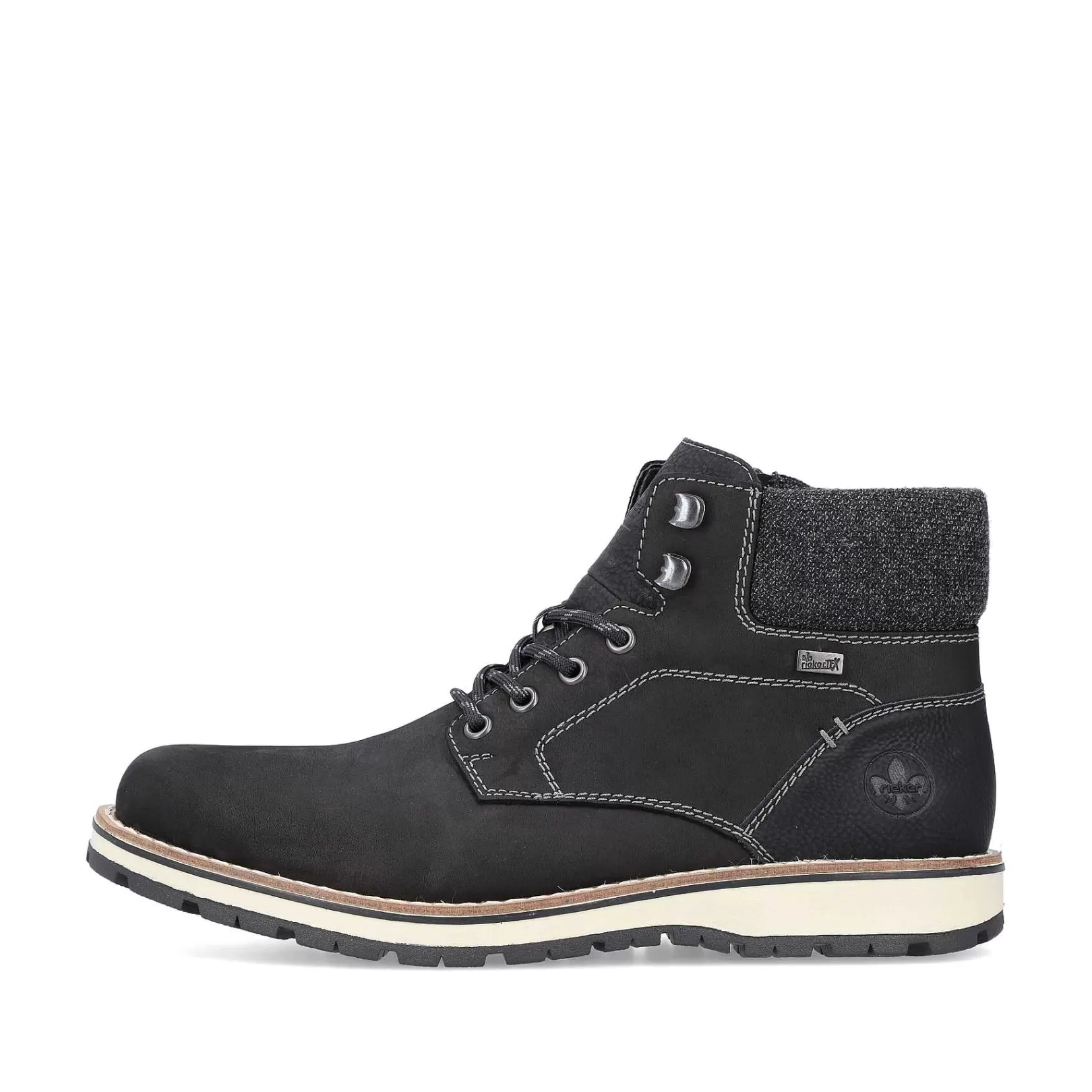 Online Men'S Corded Boots Deep Black Men'S Boots