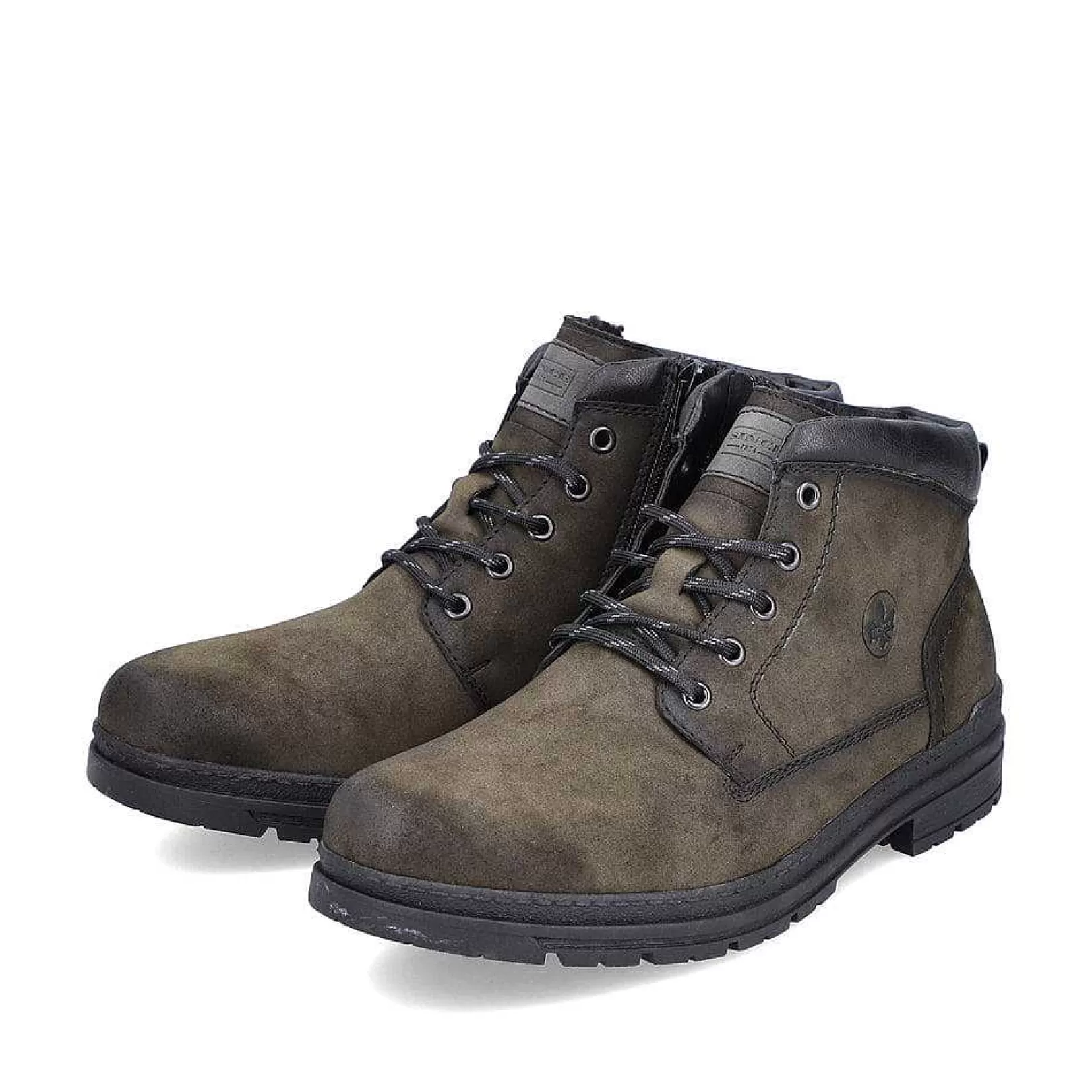 Online Men'S Corded Boots, Khaki Green Men'S Boots