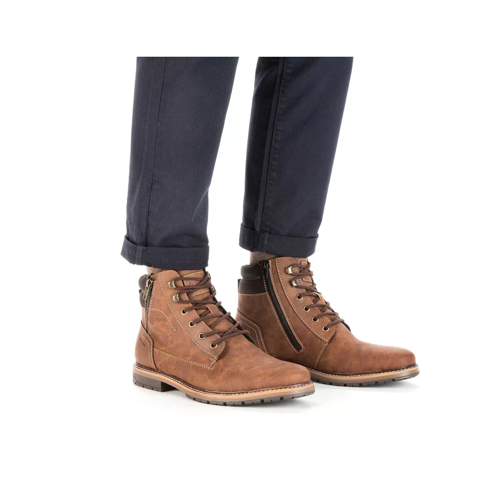 Discount Men'S Corded Boots Light Brown Men'S Boots