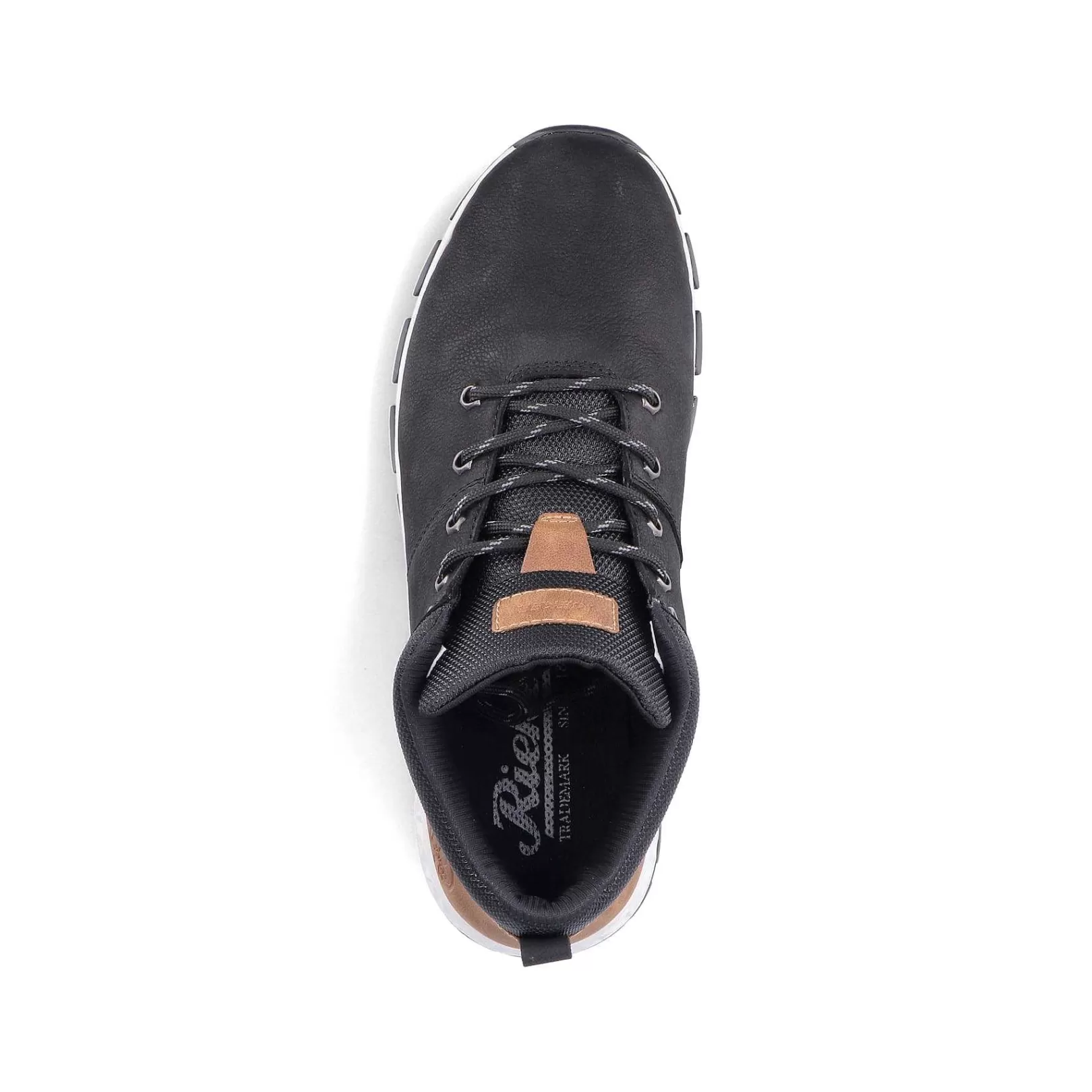 Best Men'S High Sneaker Black-Brown Men'S Sneakers