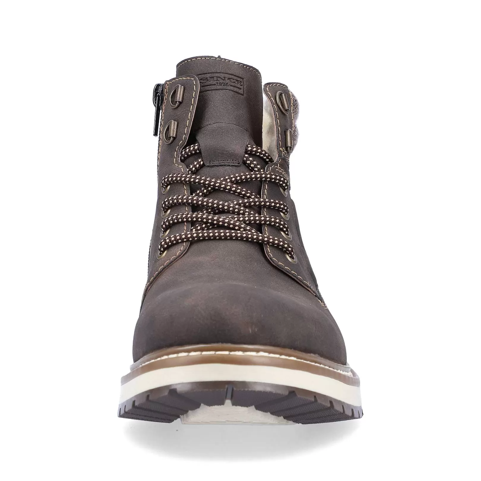 Shop Men'S Laced Boots Espresso Brown Men'S Boots