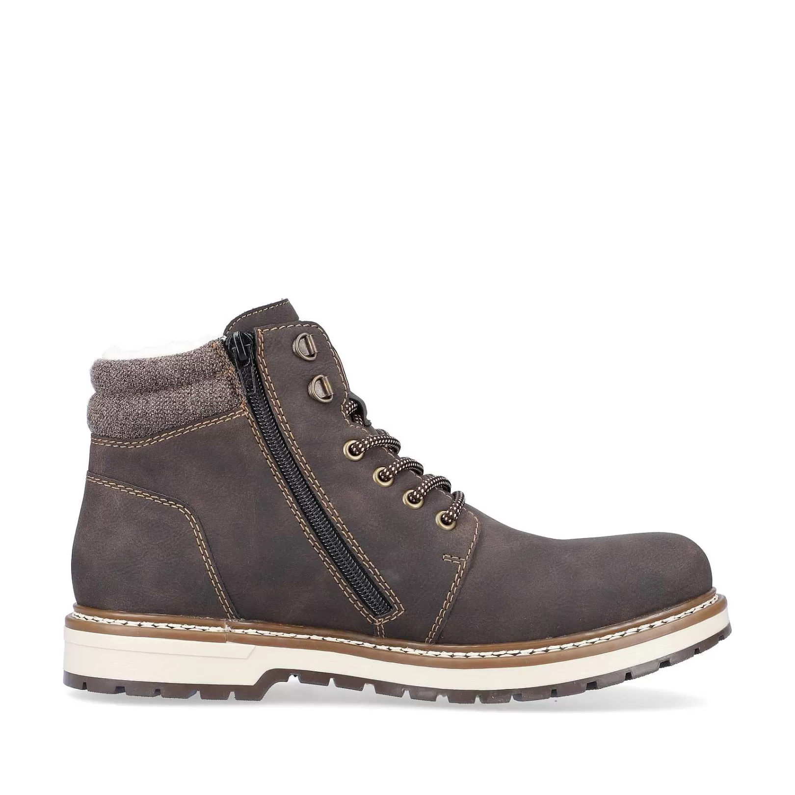 Shop Men'S Laced Boots Espresso Brown Men'S Boots