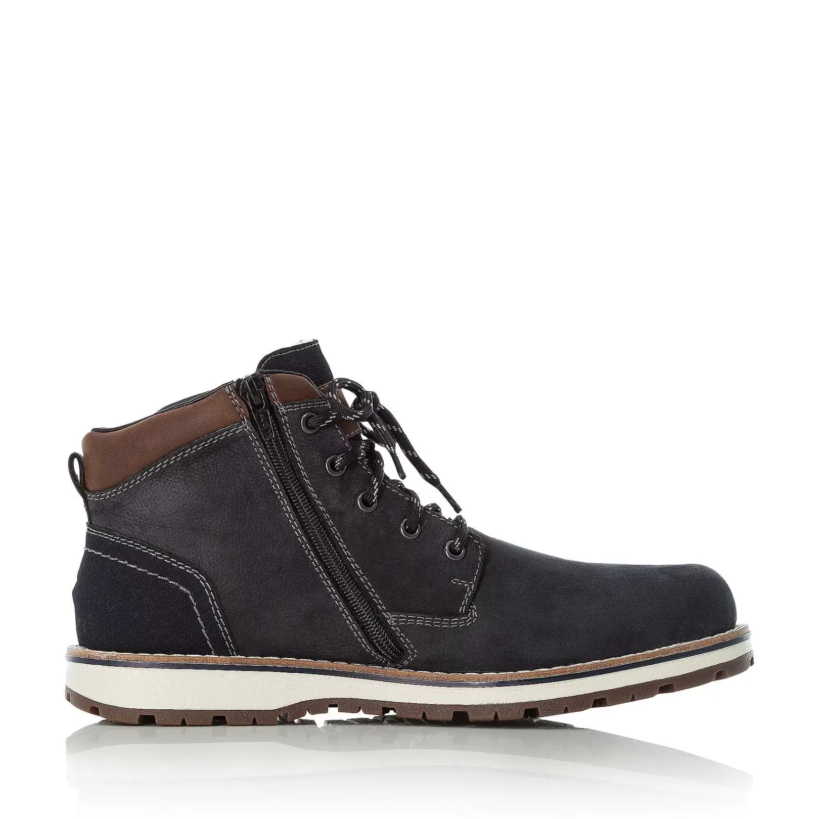 New Men'S Laced Boots Pacific Blue Men'S Boots