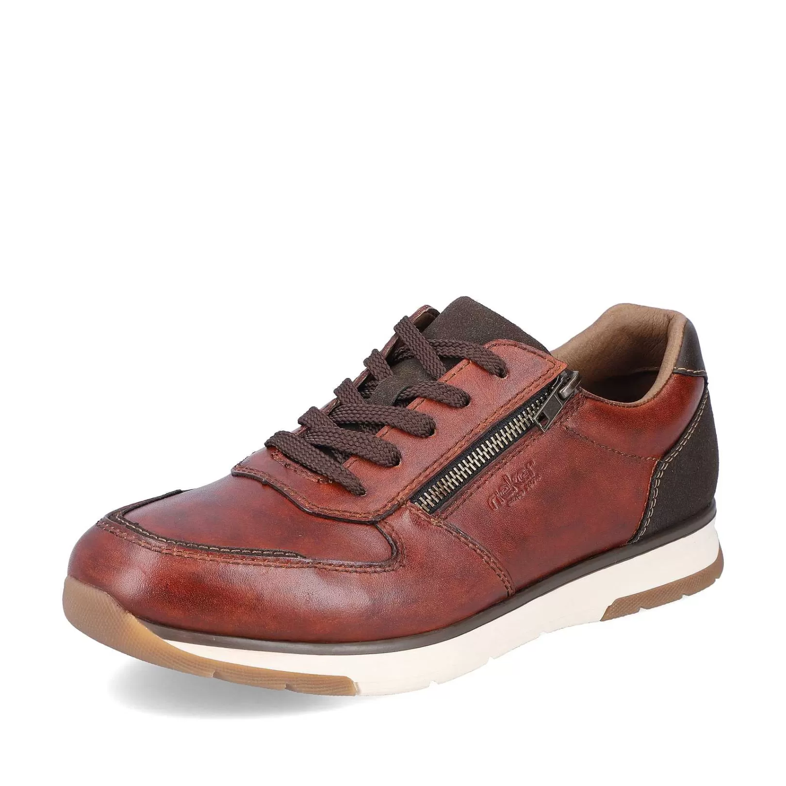 Sale Men'S Low Sneaker Red Brown Men'S Business Shoes