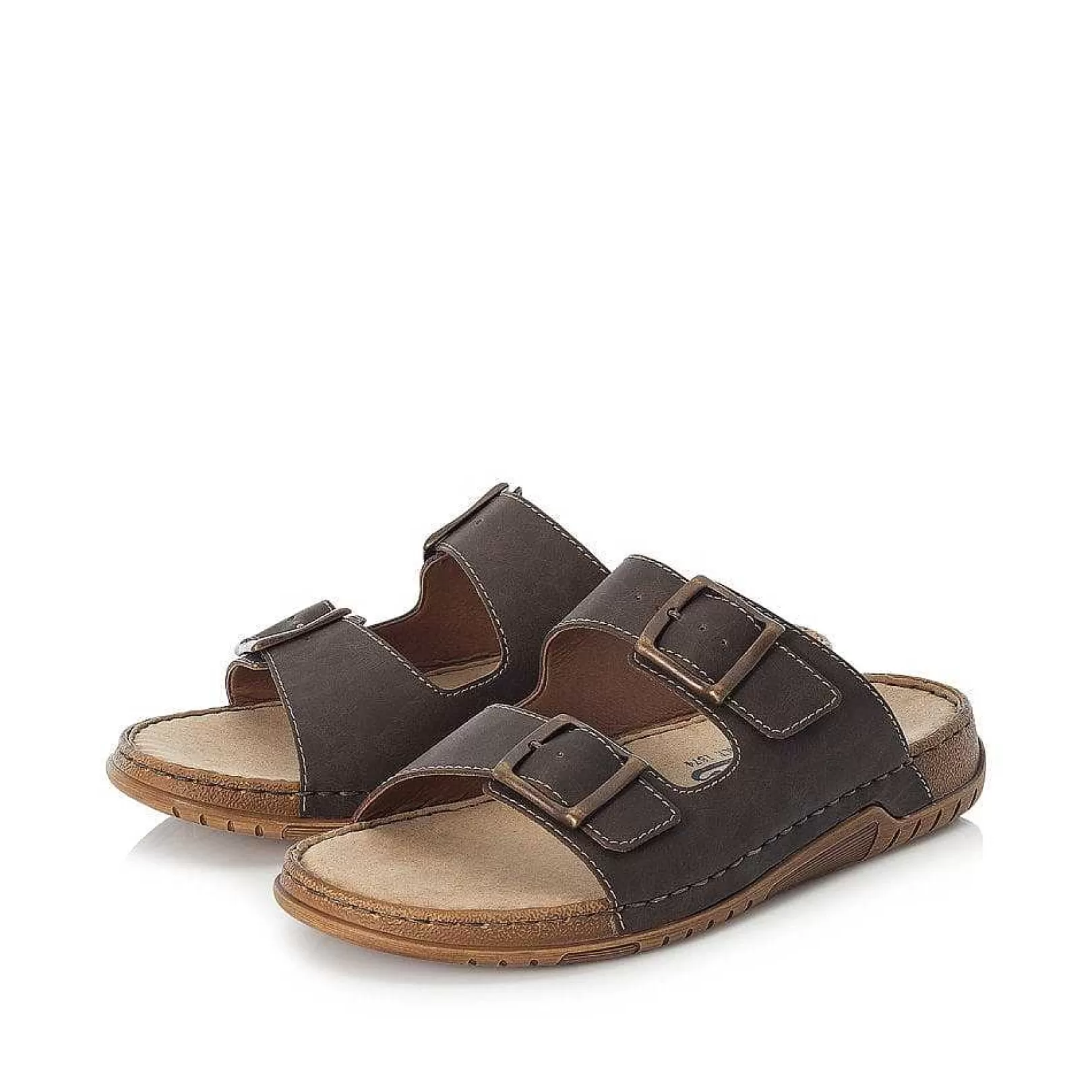 Best Sale Men'S Mules Brown Gray Men'S Mules & Slippers