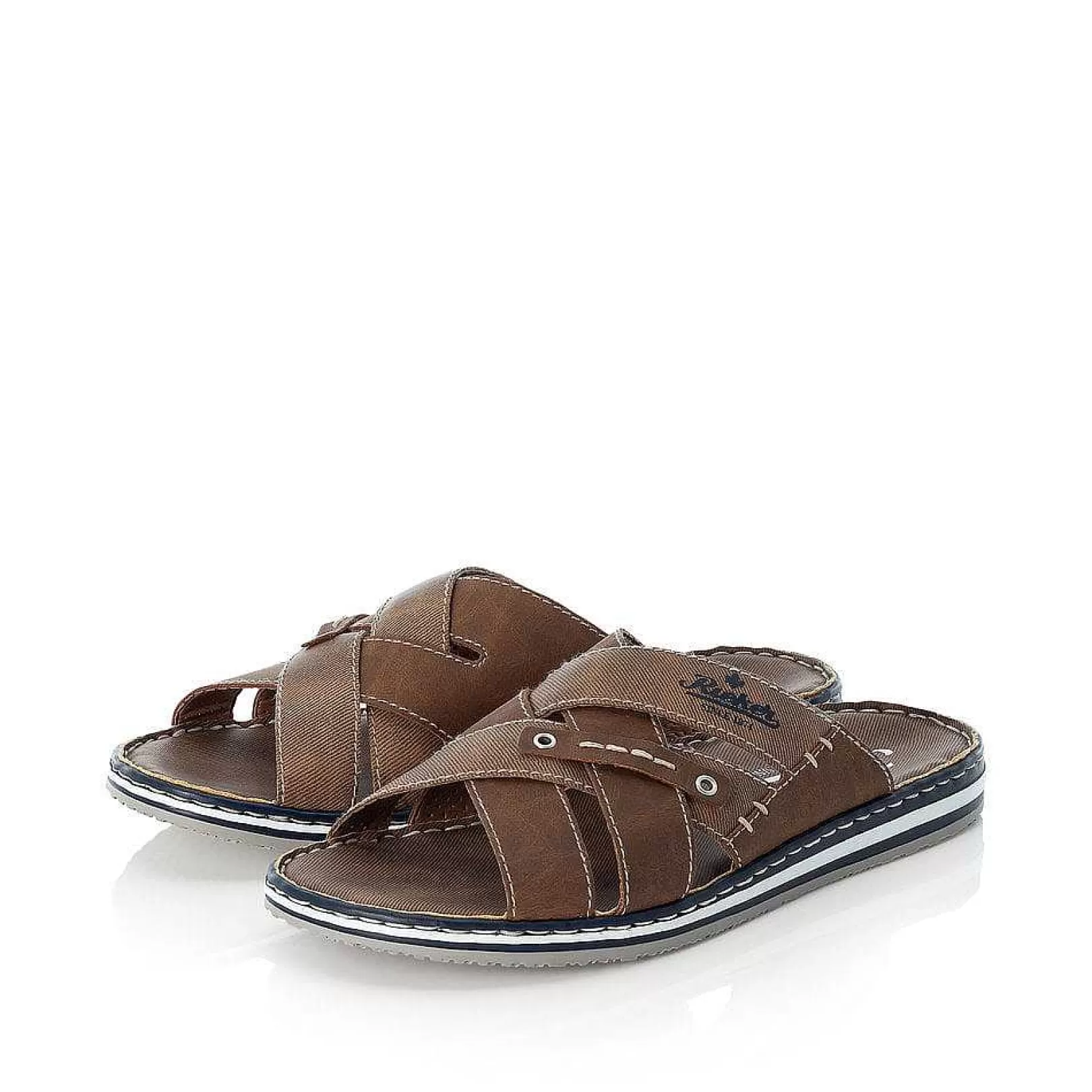 New Men'S Mules Tobacco Brown Men'S Mules & Slippers