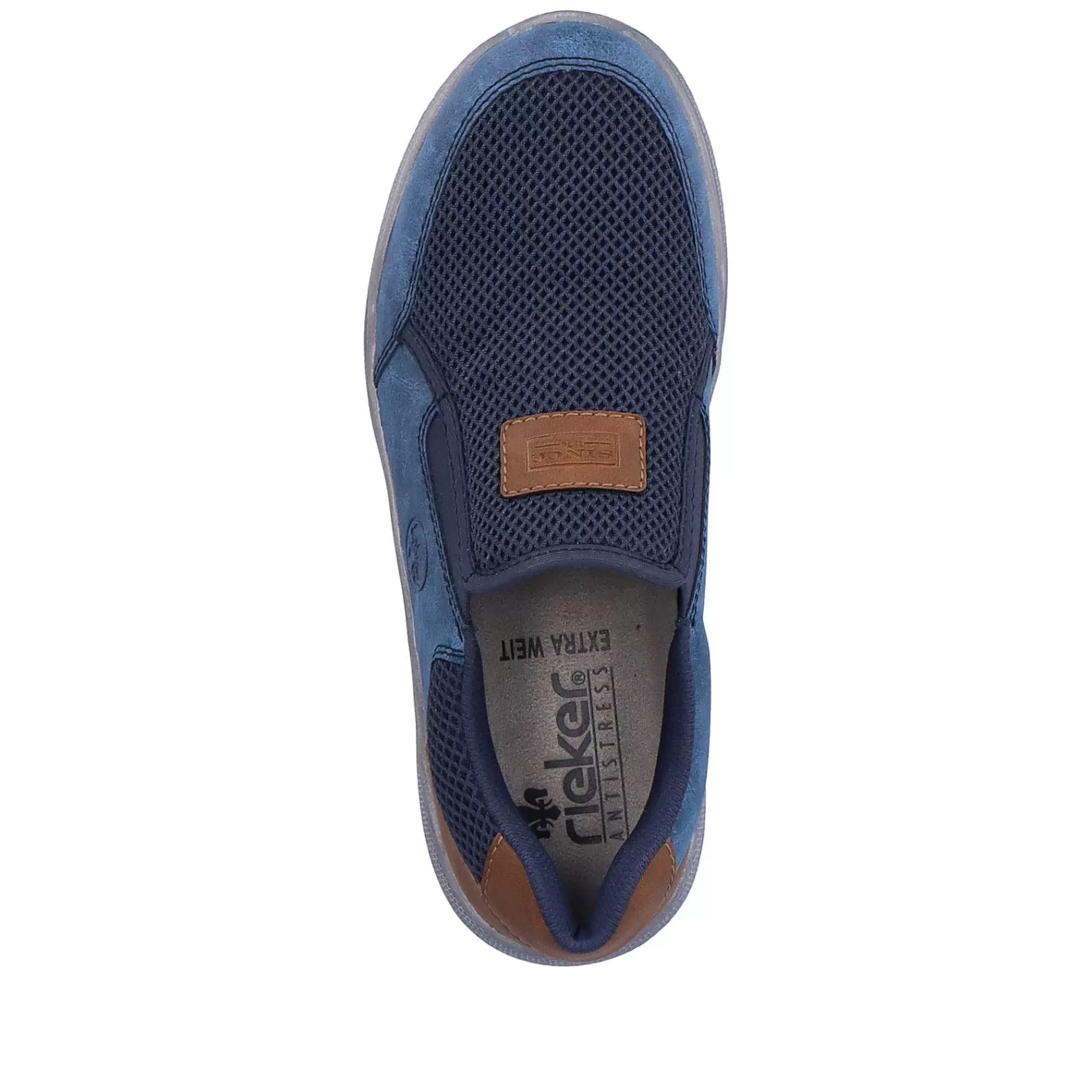 Cheap Men'S Slippers Azure Blue Men'S Low Shoes & Slippers