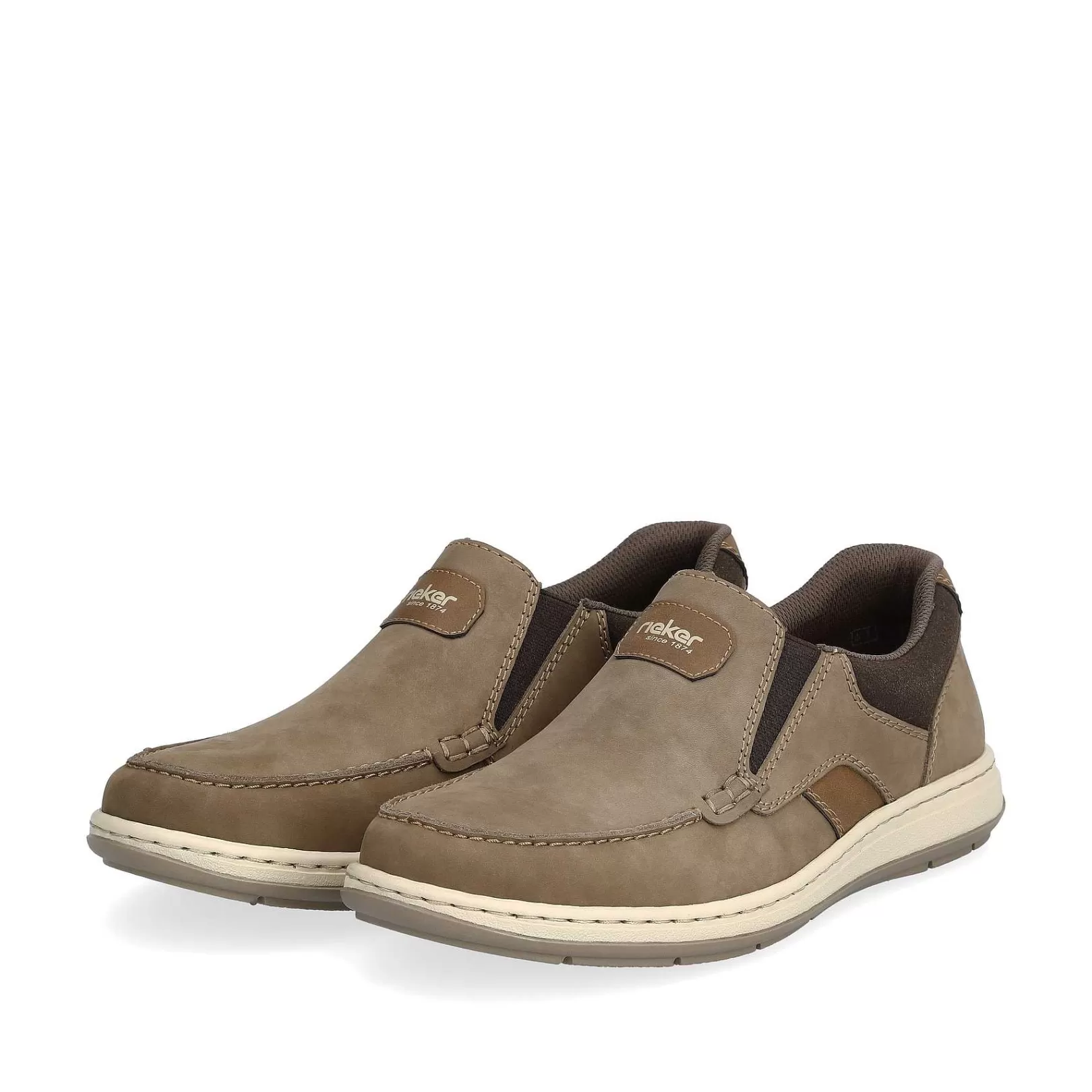 Clearance Men'S Slippers Brown-Beige Men'S Low Shoes & Slippers