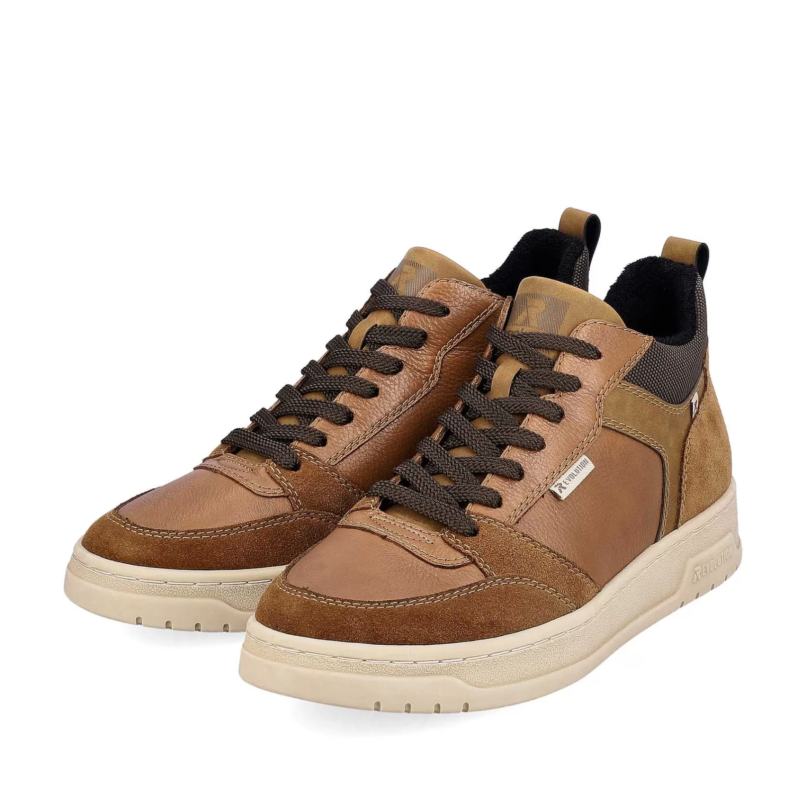 Cheap Men'S Sneaker High Caramel Brown Men'S Sneakers