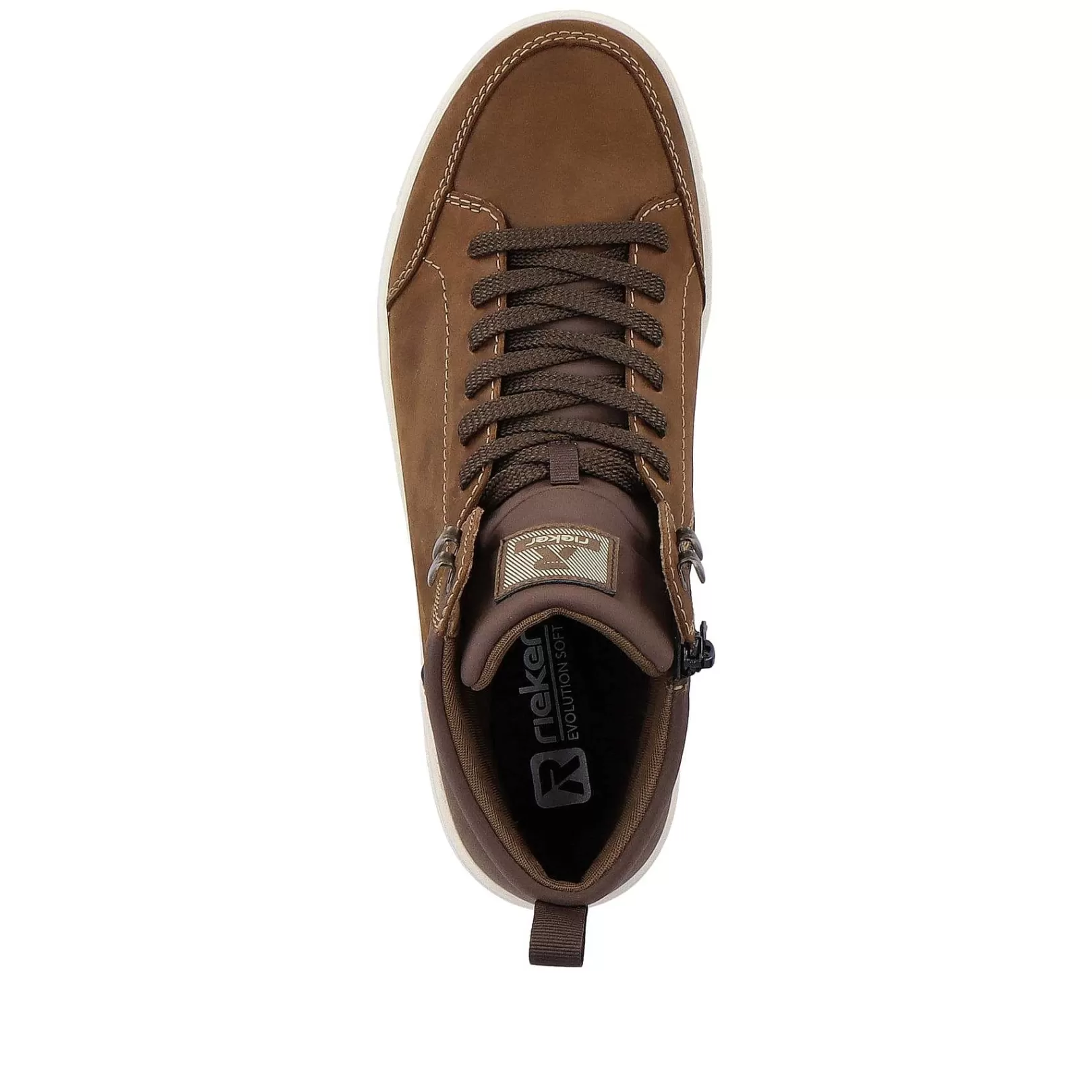 New Men'S Sneaker High Wood Brown Men'S Sneakers