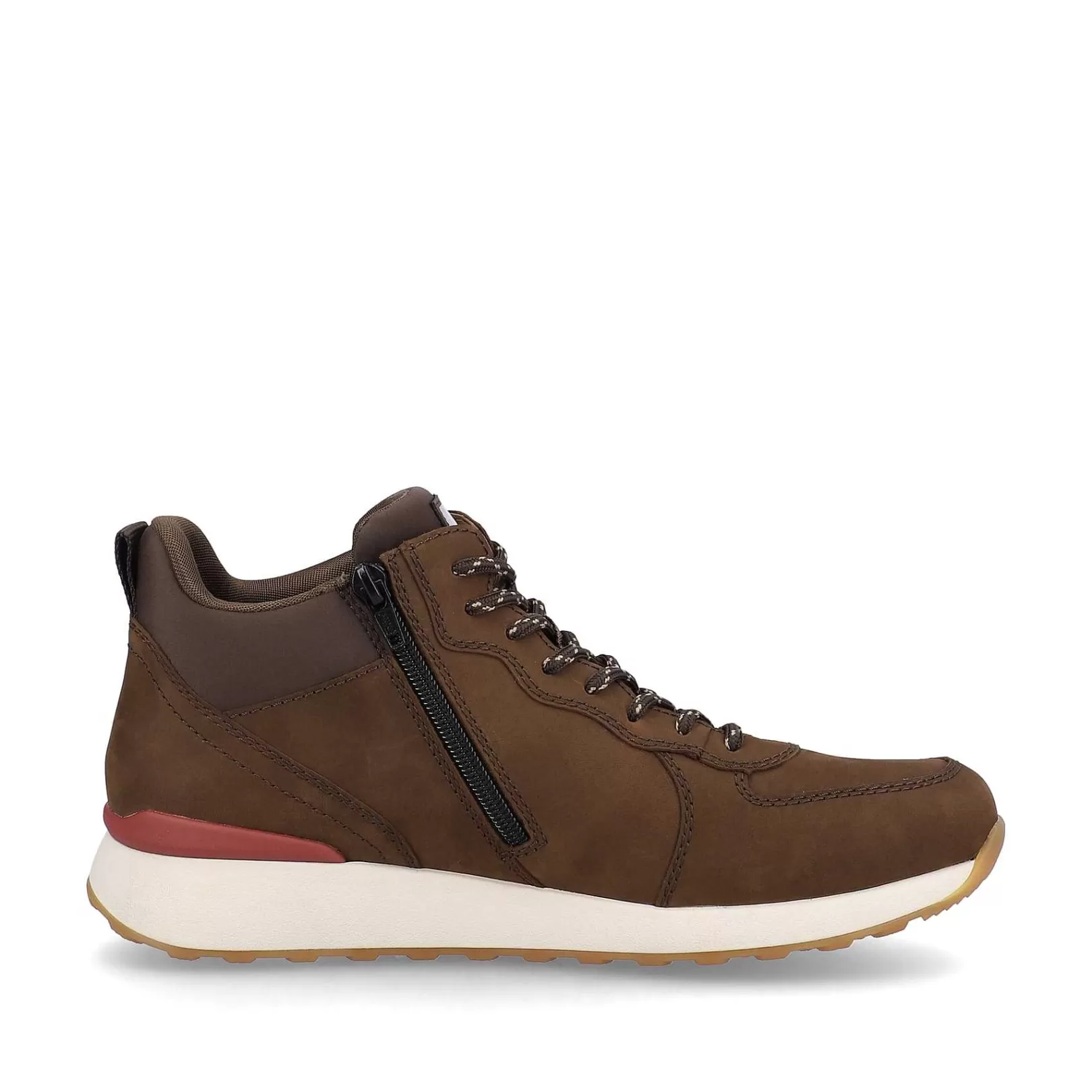 Discount Men'S Sneaker High Wood Brown Men'S Sneakers