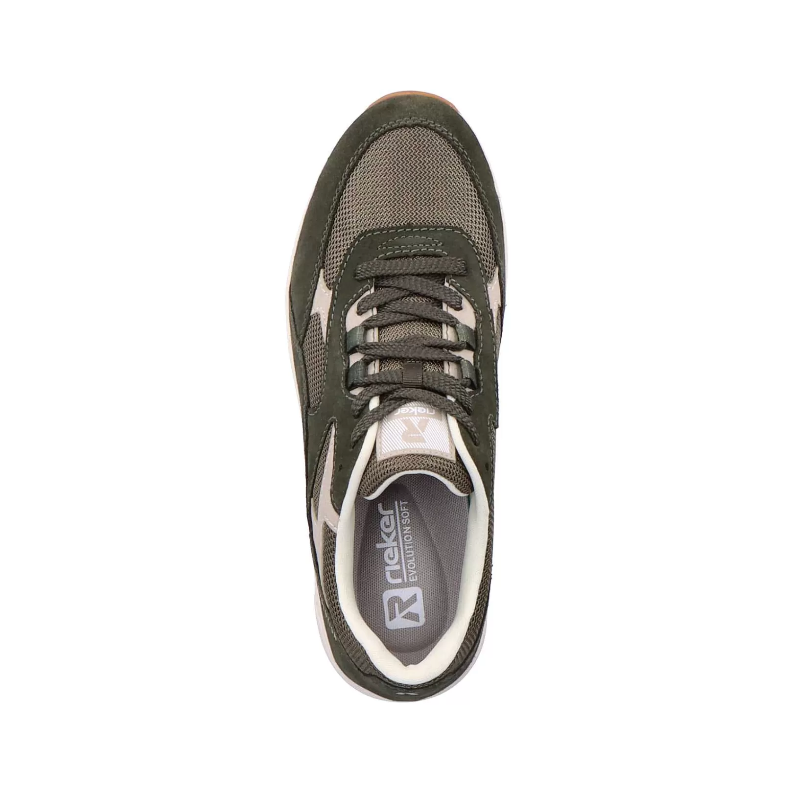 Fashion Men'S Sneaker Low Army Green Men'S Sneakers