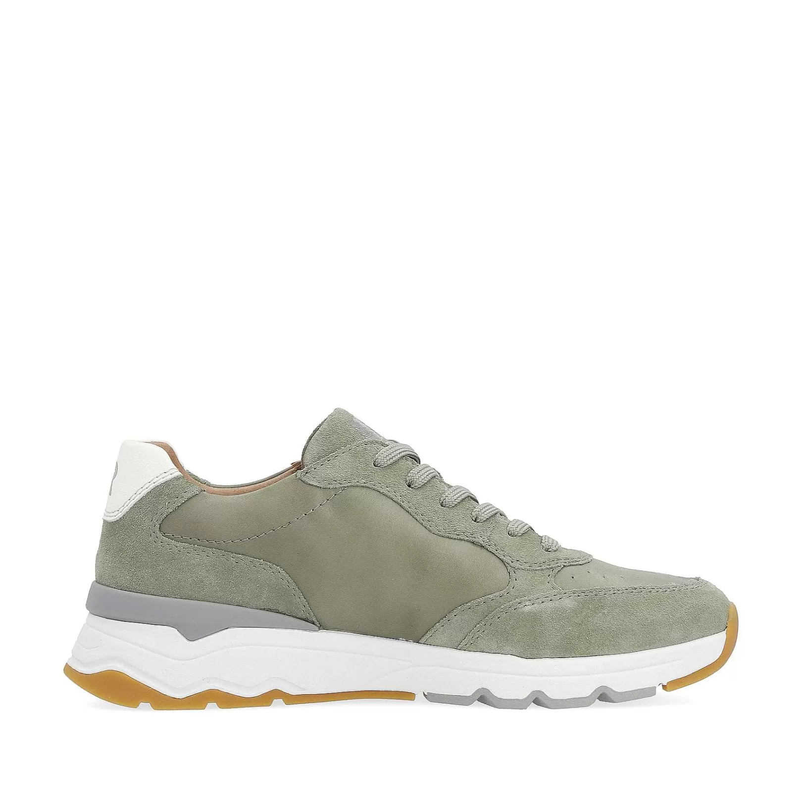 New Men'S Sneaker Low Khaki Men'S Sporty Styles