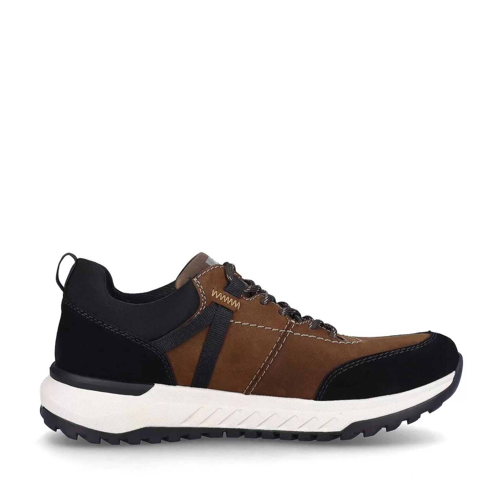 Best Sale Men'S Sneaker Low Nut-Brown Black Men'S Sneakers