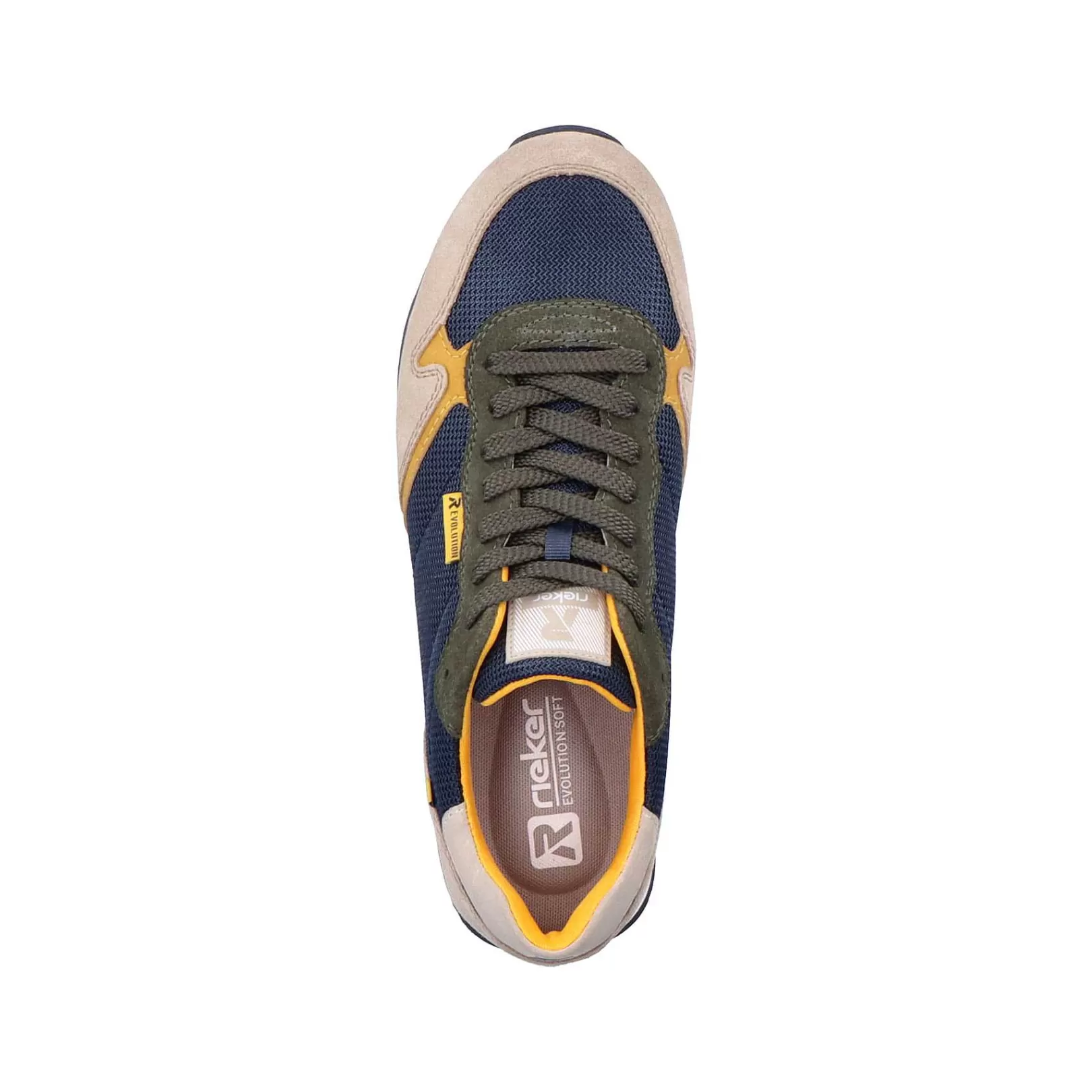 New Men'S Sneaker Low Royal Blue Clay Beige Men'S Sneakers