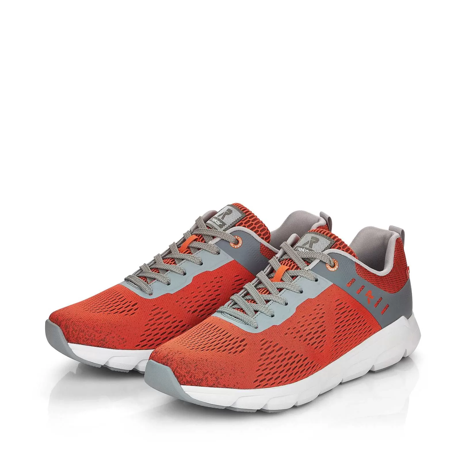 Outlet Men'S Sneaker Low Rust-Orange Grey Men'S Sneakers