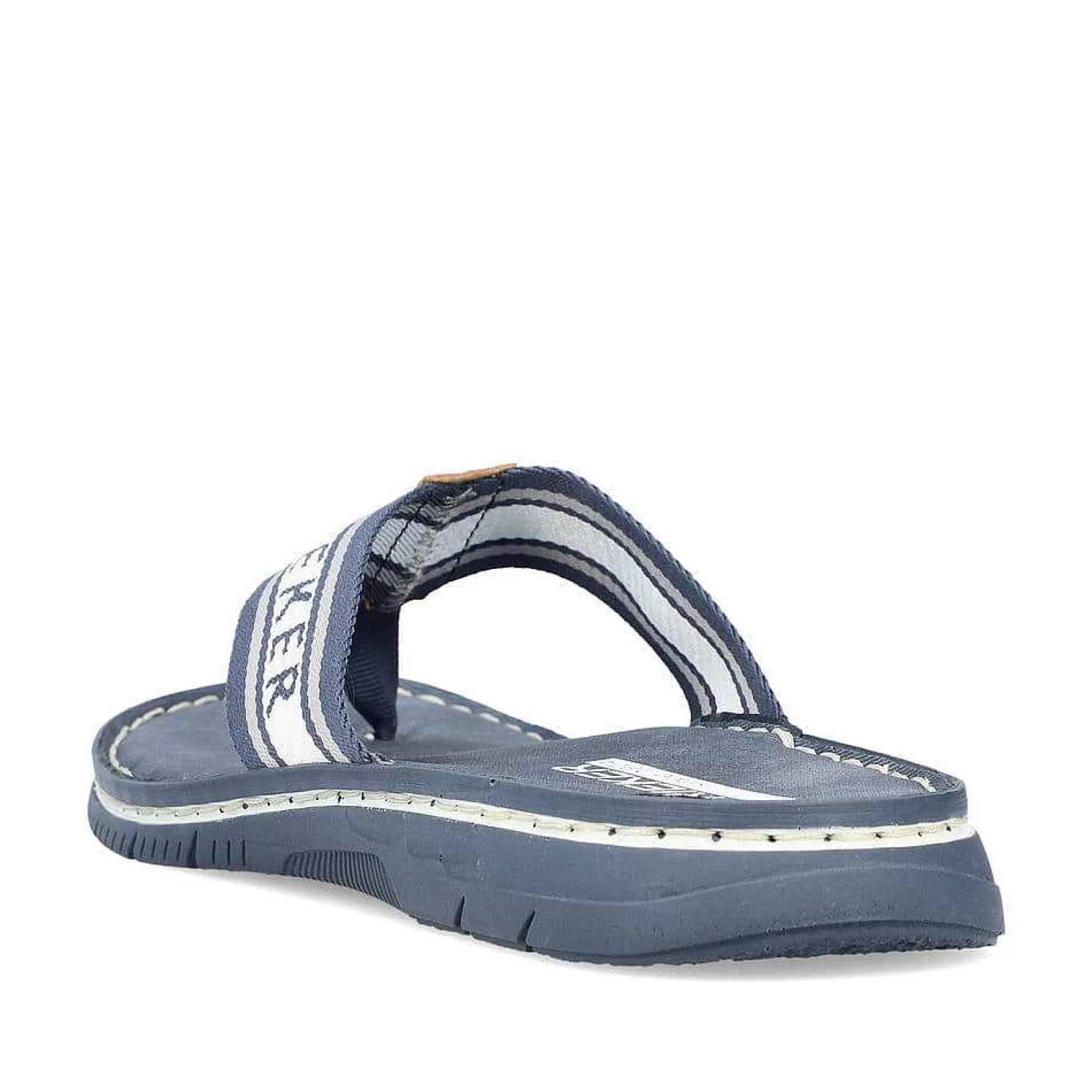 Fashion Men'S Toe Separator Sea Blue Men'S Mules & Slippers