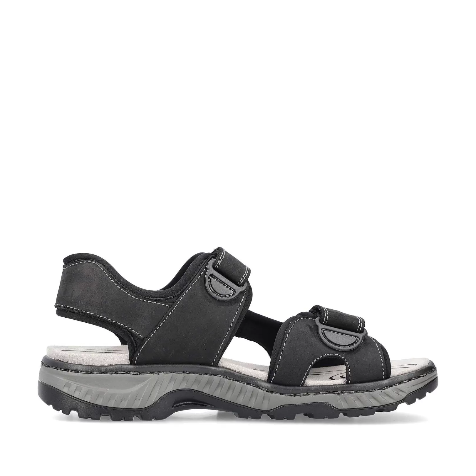 New Men'S Trekking Sandals Asphalt Black Men'S Sandals