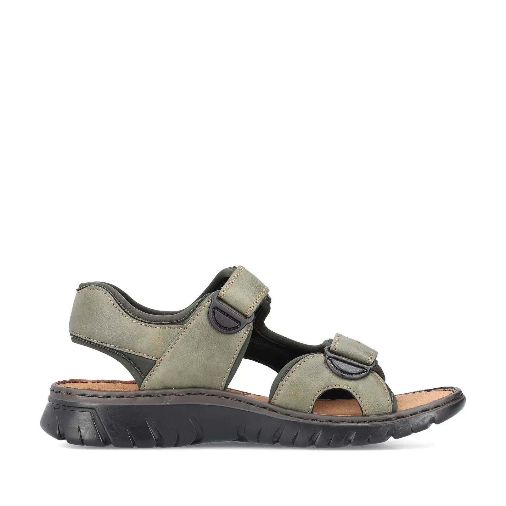 Shop Men'S Trekking Sandals Green Gray Men'S Summer Shoes