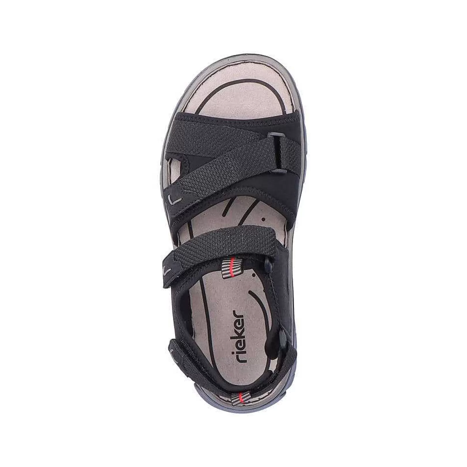 Shop Men'S Trekking Sandals Jet Black Men'S Sandals