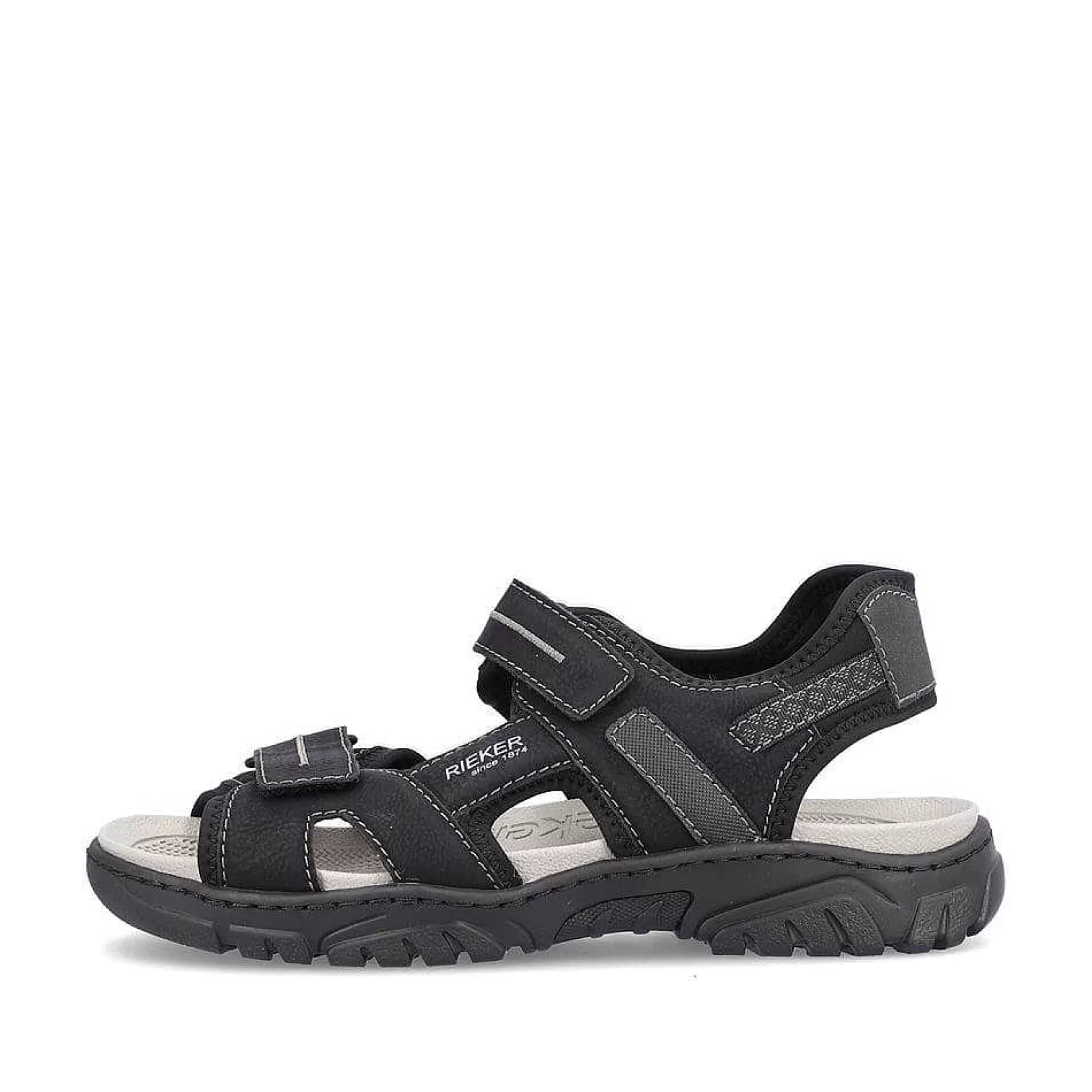 Best Sale Men'S Trekking Sandals Jet Black Men'S Sandals