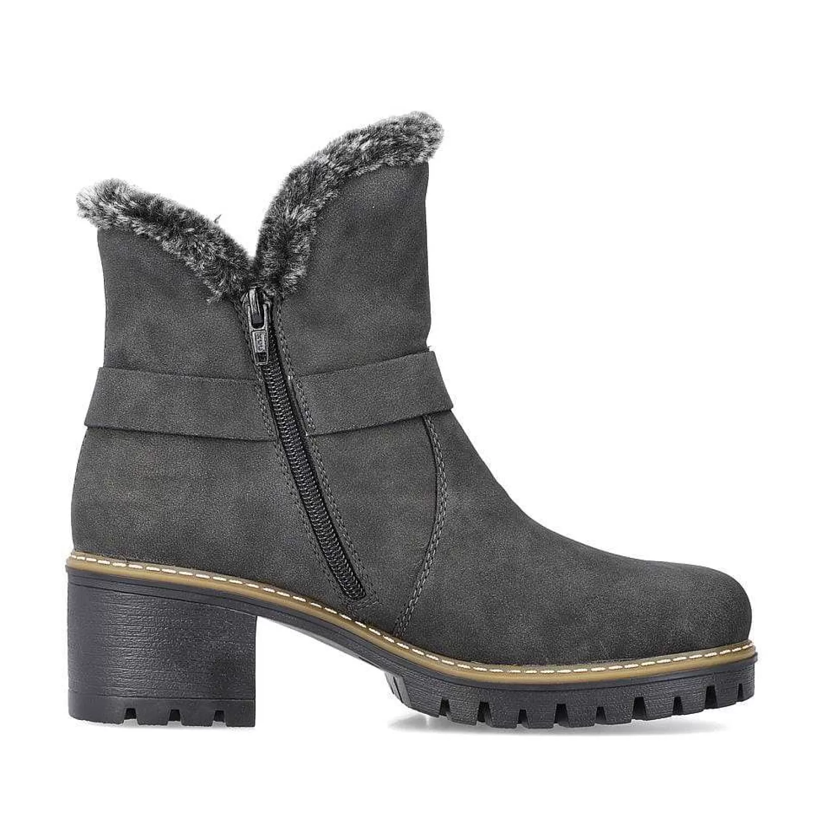 Discount Women'S Ankle Boots Granite Gray Ladies Ankle Boots & Boots