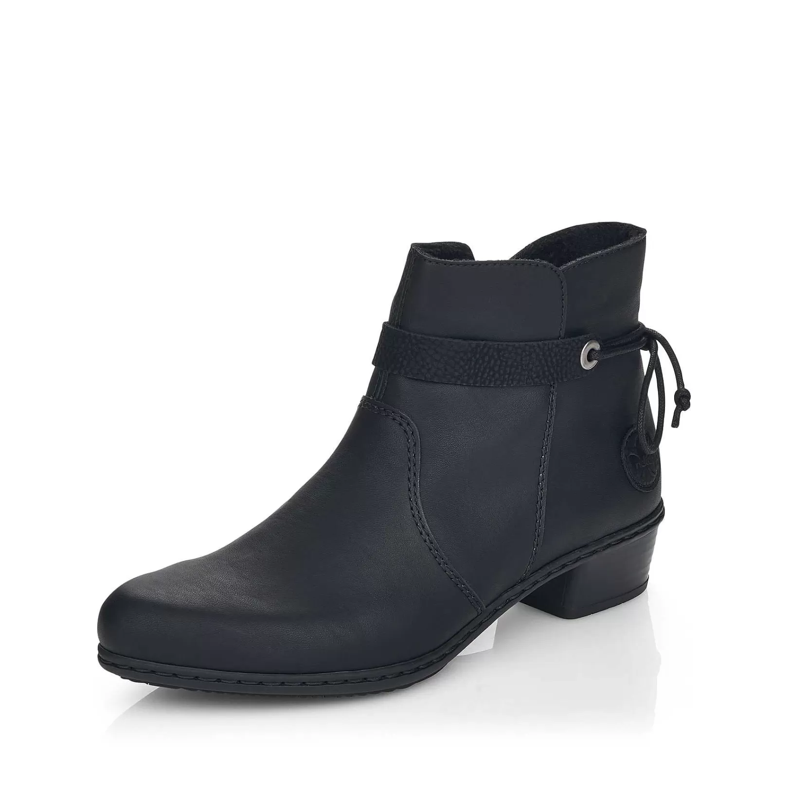 Cheap Women'S Ankle Boots Jet Black Ladies Ankle Boots & Boots