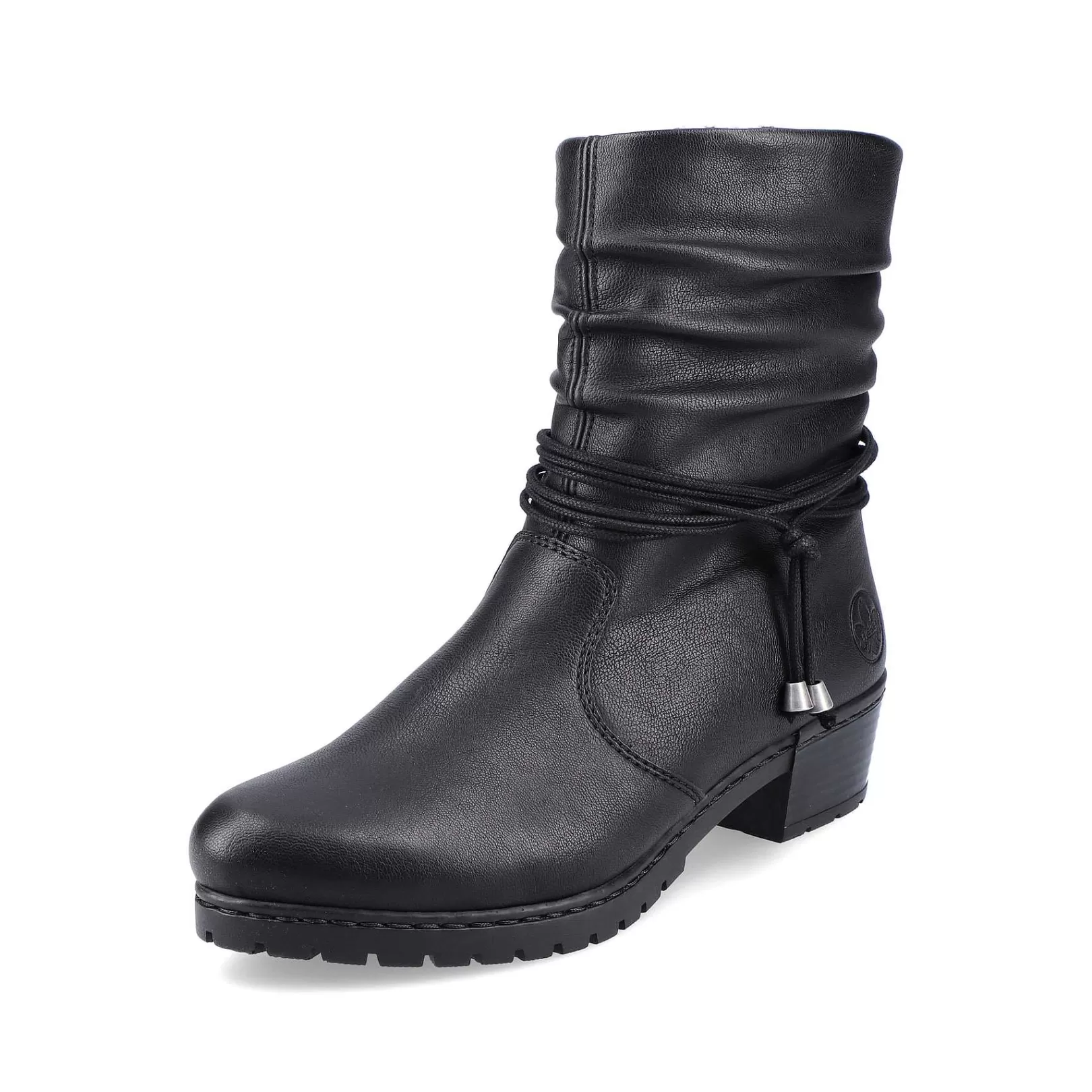 Cheap Women'S Ankle Boots Jet Black Ladies Ankle Boots & Boots