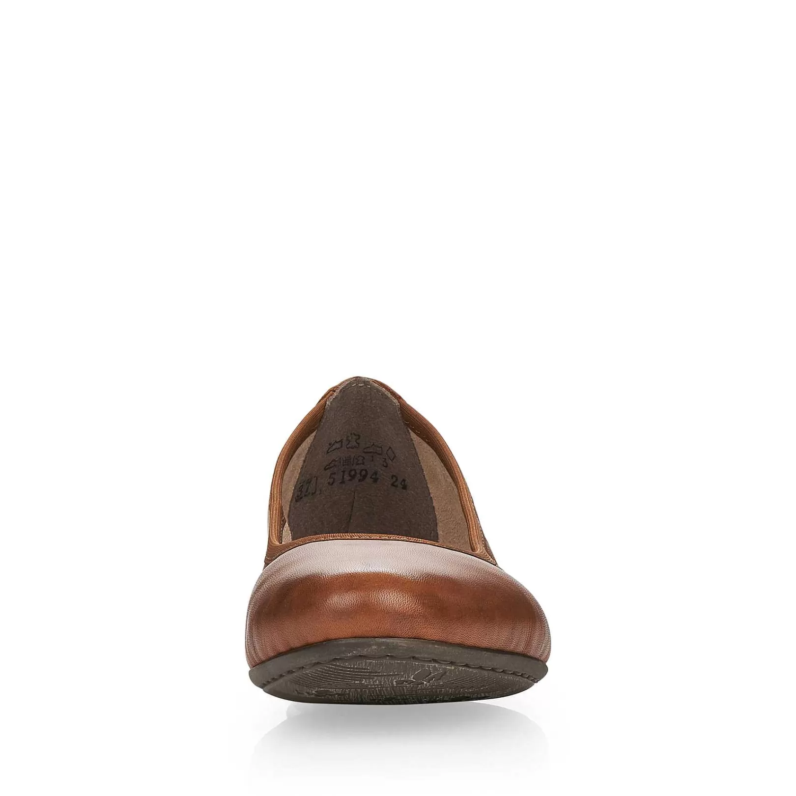 Outlet Women'S Ballerinas Chestnut Brown Ladies Low Shoes & Slippers