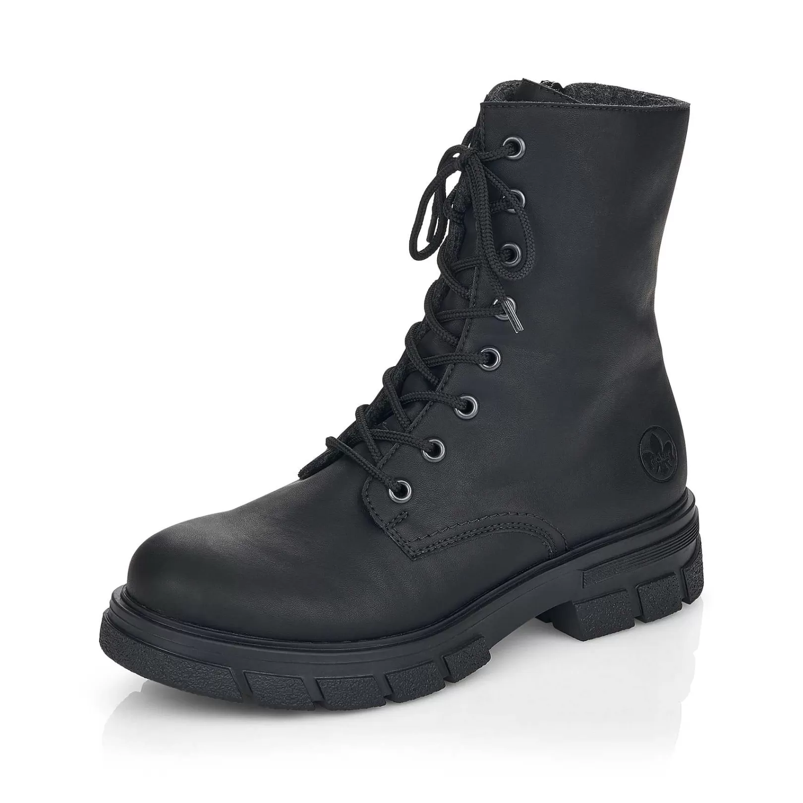 Hot Women'S Biker Boots Graphite Black Ladies Ankle Boots & Boots