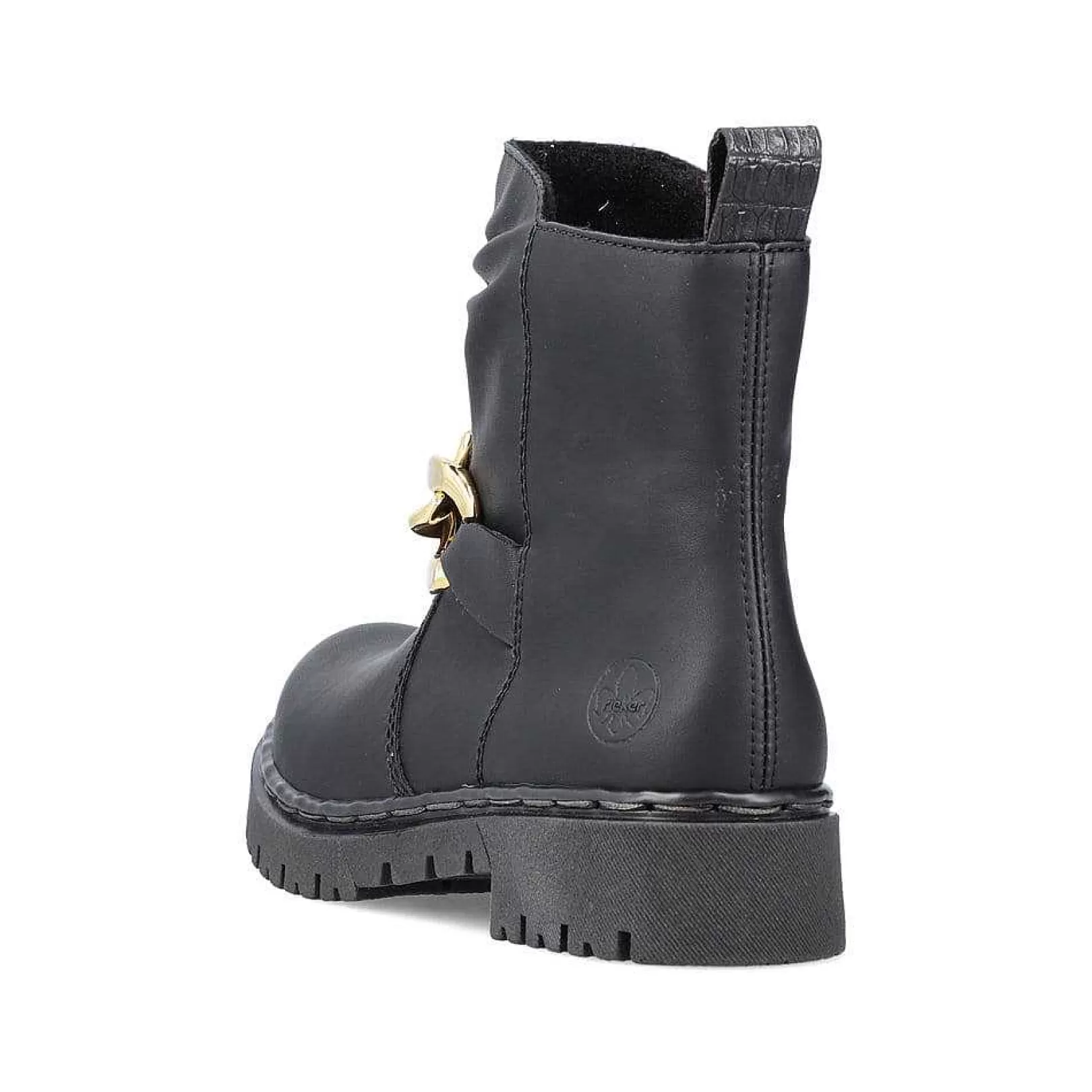 Flash Sale Women'S Biker Boots Jet Black Ladies Ankle Boots & Boots