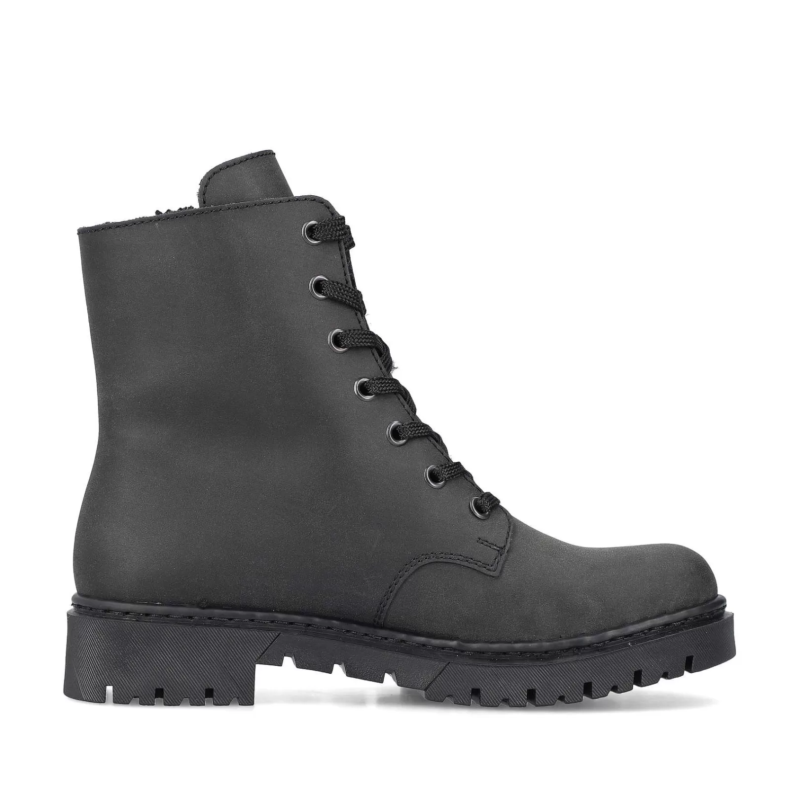 Online Women'S Biker Boots Jet Black Ladies Ankle Boots & Boots