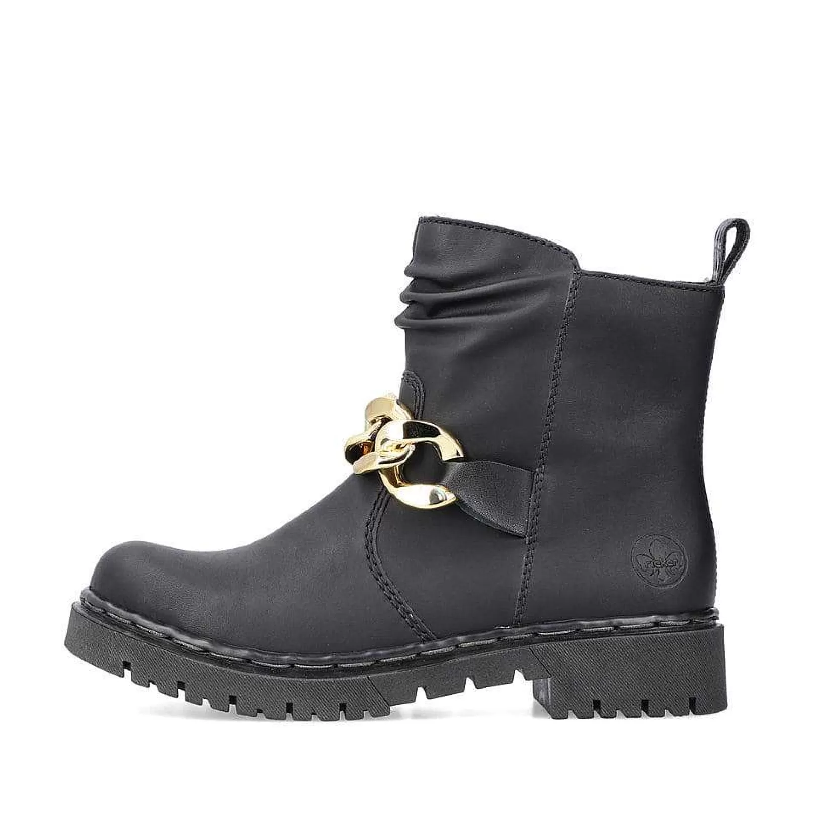 Flash Sale Women'S Biker Boots Jet Black Ladies Ankle Boots & Boots