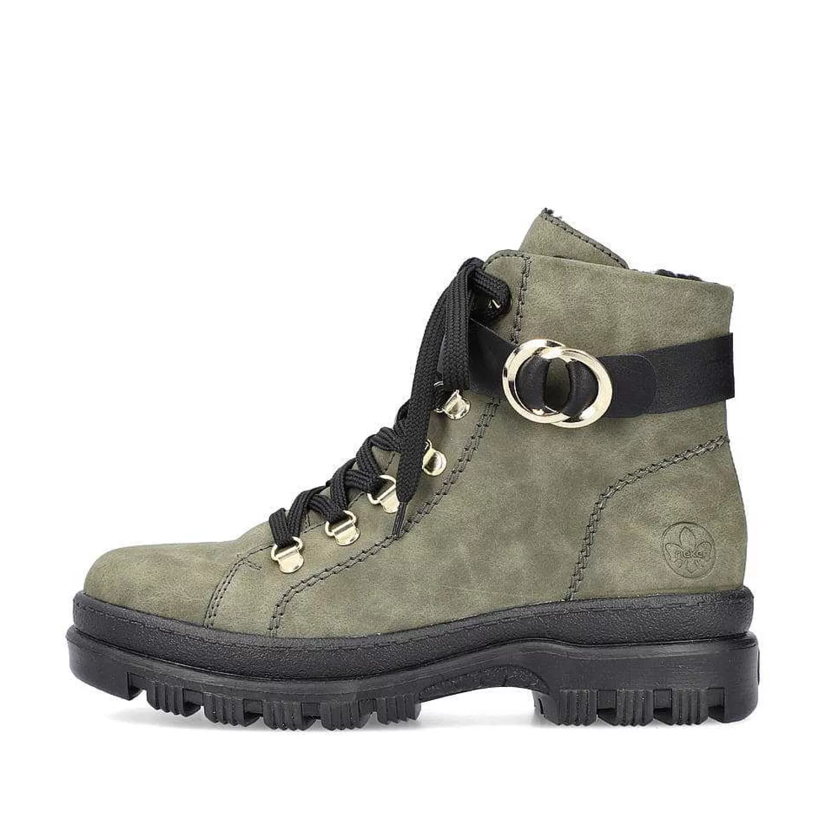 Discount Women'S Biker Boots Leaf Green Ladies Ankle Boots & Boots