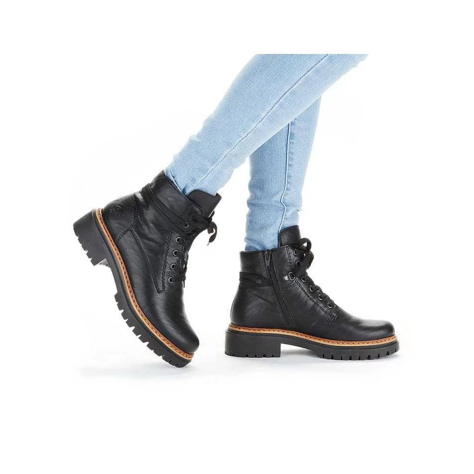 Online Women'S Biker Boots Night Black Ladies Ankle Boots & Boots