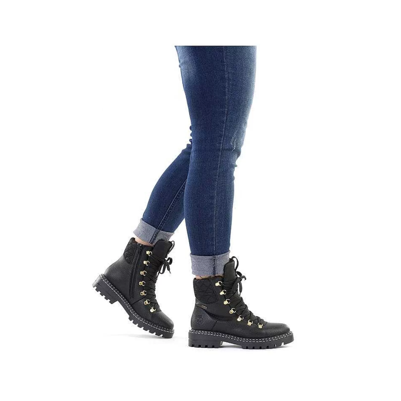 Best Women'S Biker Boots Night Black Ladies Ankle Boots & Boots