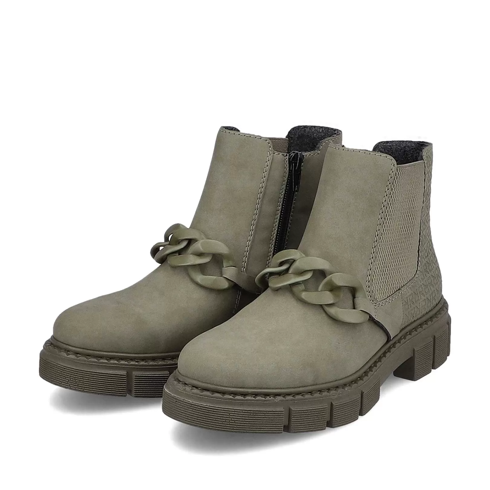 Cheap Women'S Chelsea Boots Army Green Ladies Ankle Boots & Boots