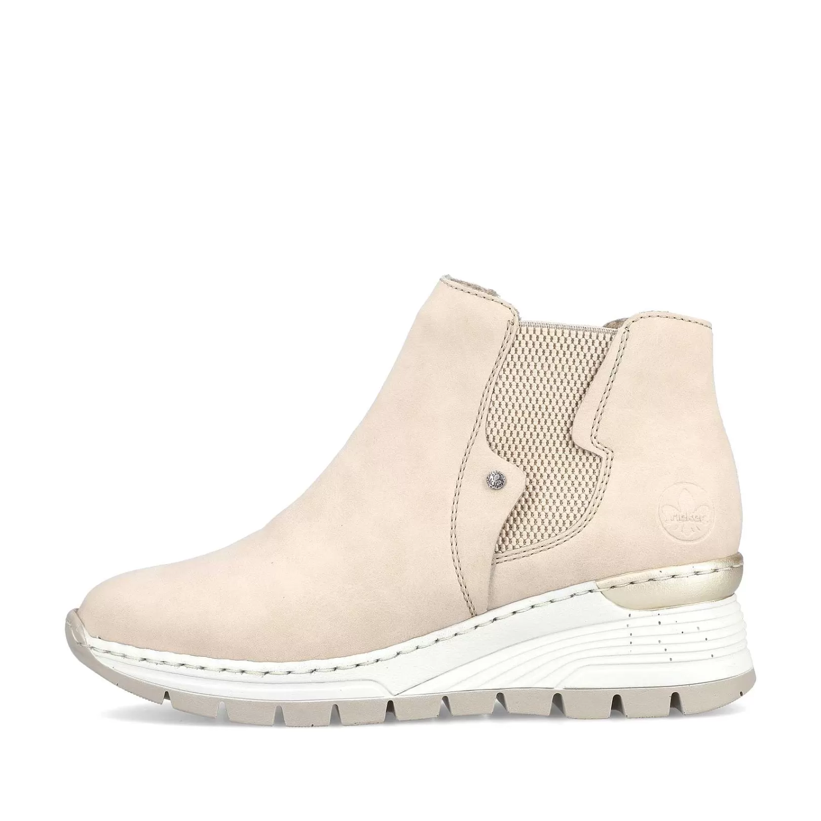 Cheap Women'S Chelsea Boots Cream Beige Ladies Ankle Boots & Boots