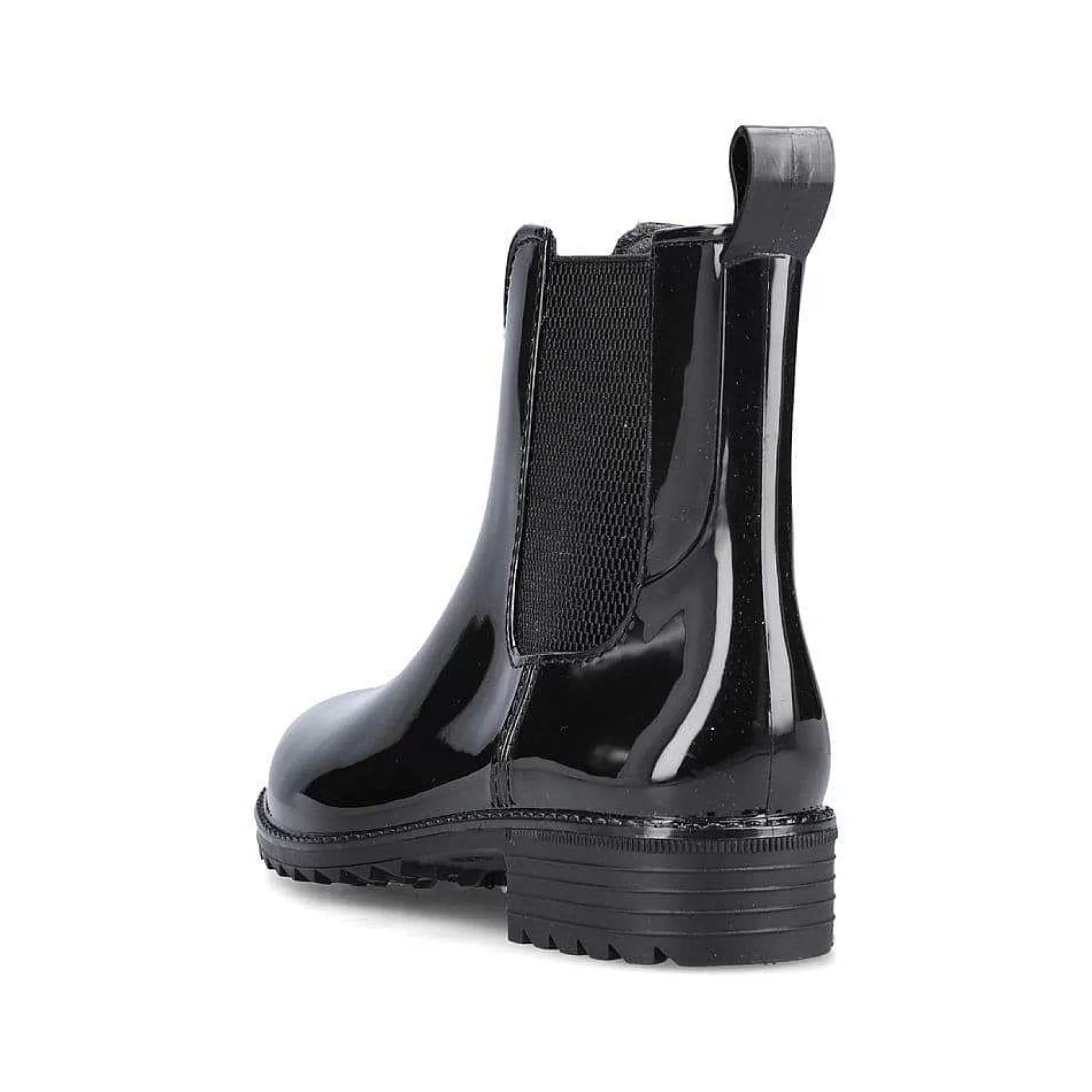 Best Sale Women'S Chelsea Boots Glossy Black Ladies Ankle Boots & Boots