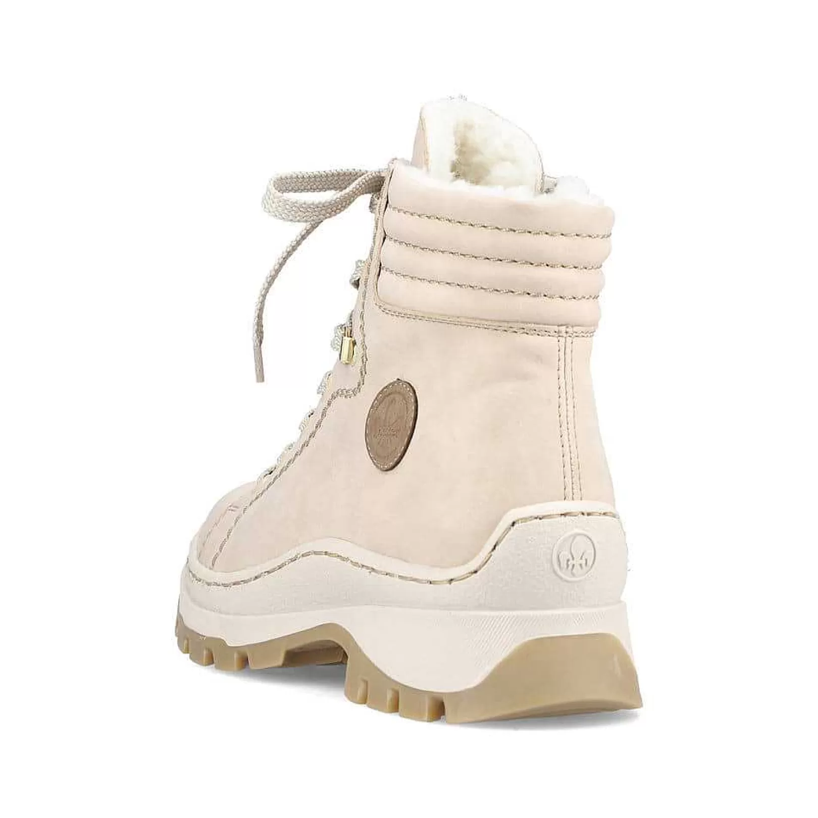 New Women'S Corded Boots Light Beige Ladies Ankle Boots & Boots