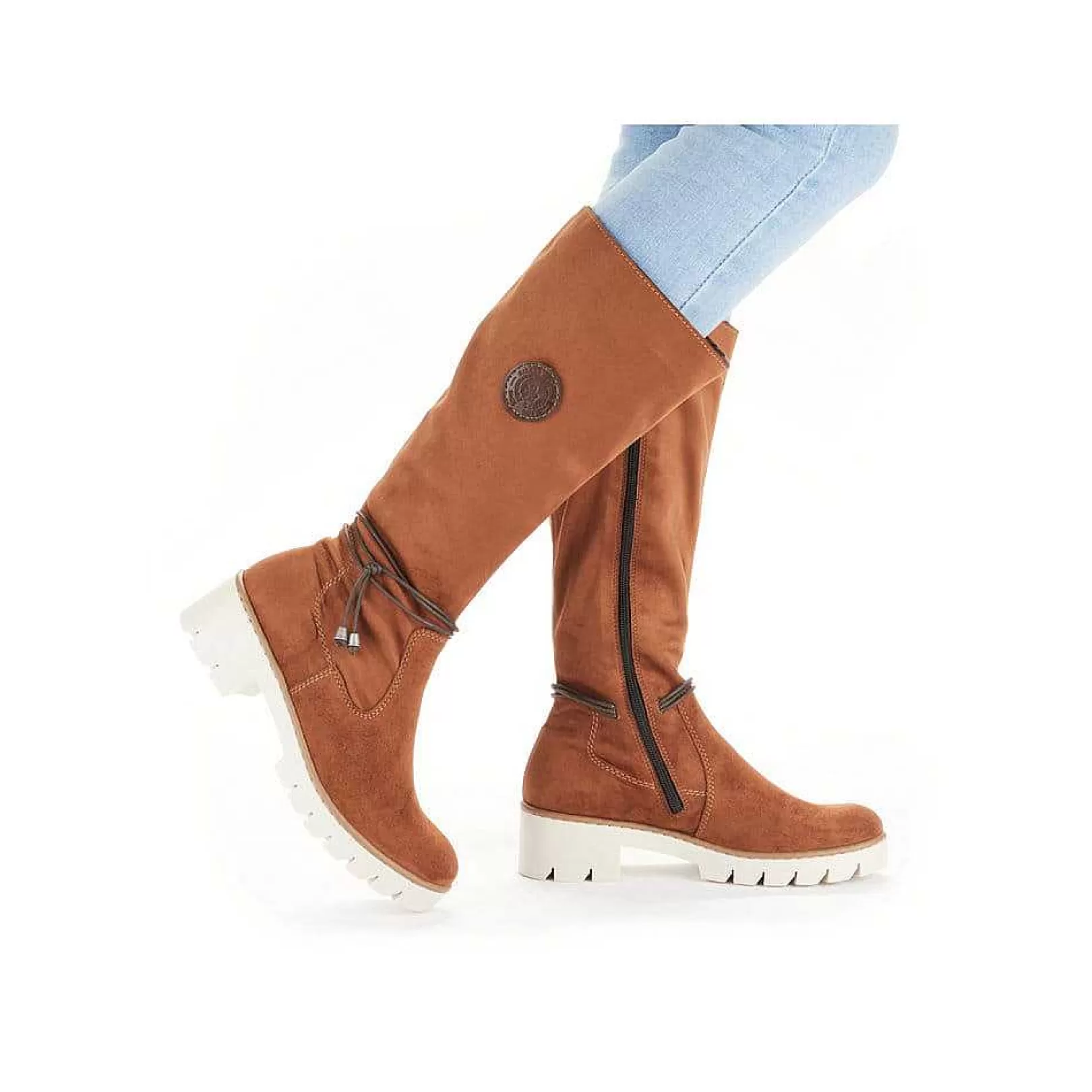 Fashion Women'S High-Shaft Boots Chestnut Brown Ladies Ankle Boots & Boots