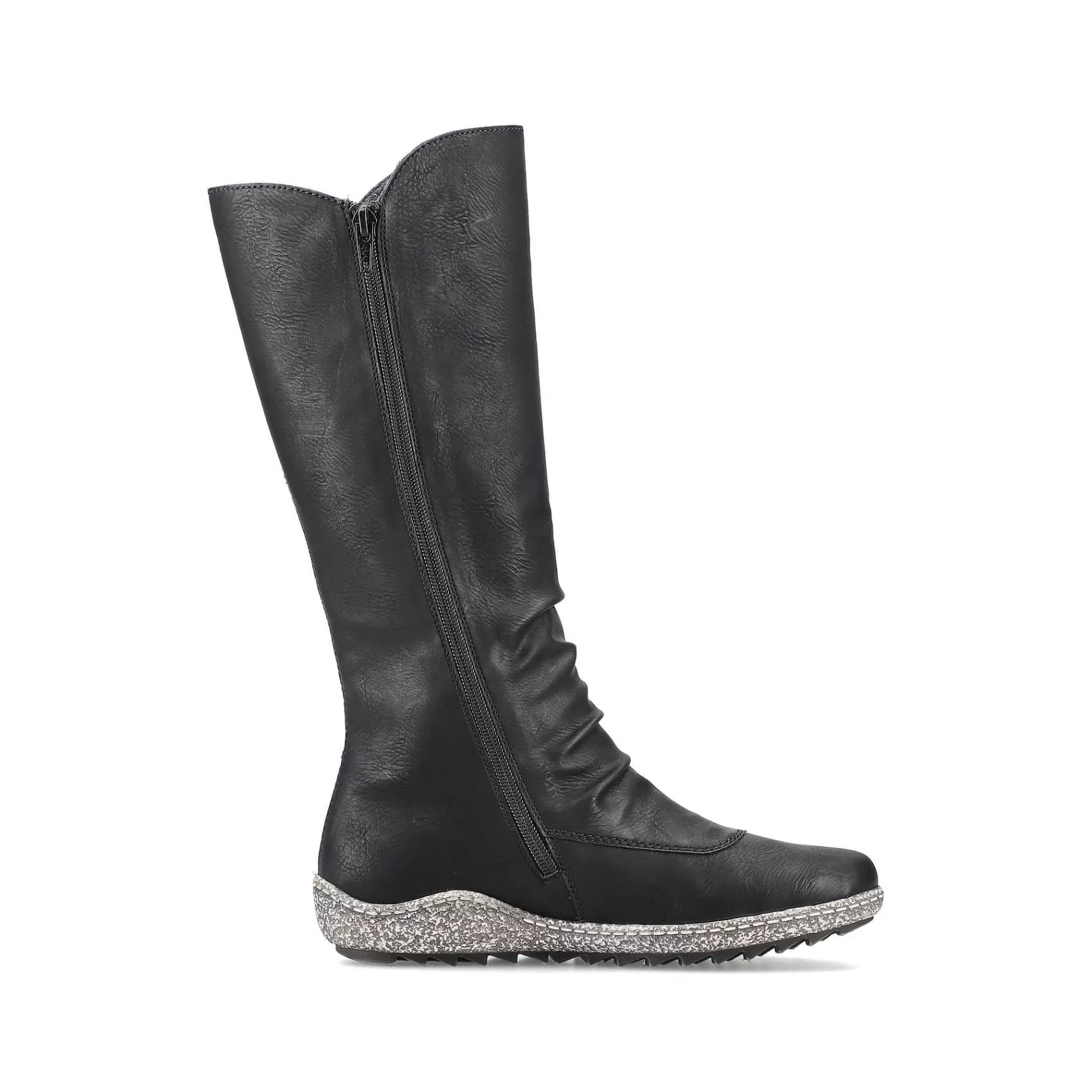 New Women'S High-Shaft Boots Deep Black Ladies Ankle Boots & Boots