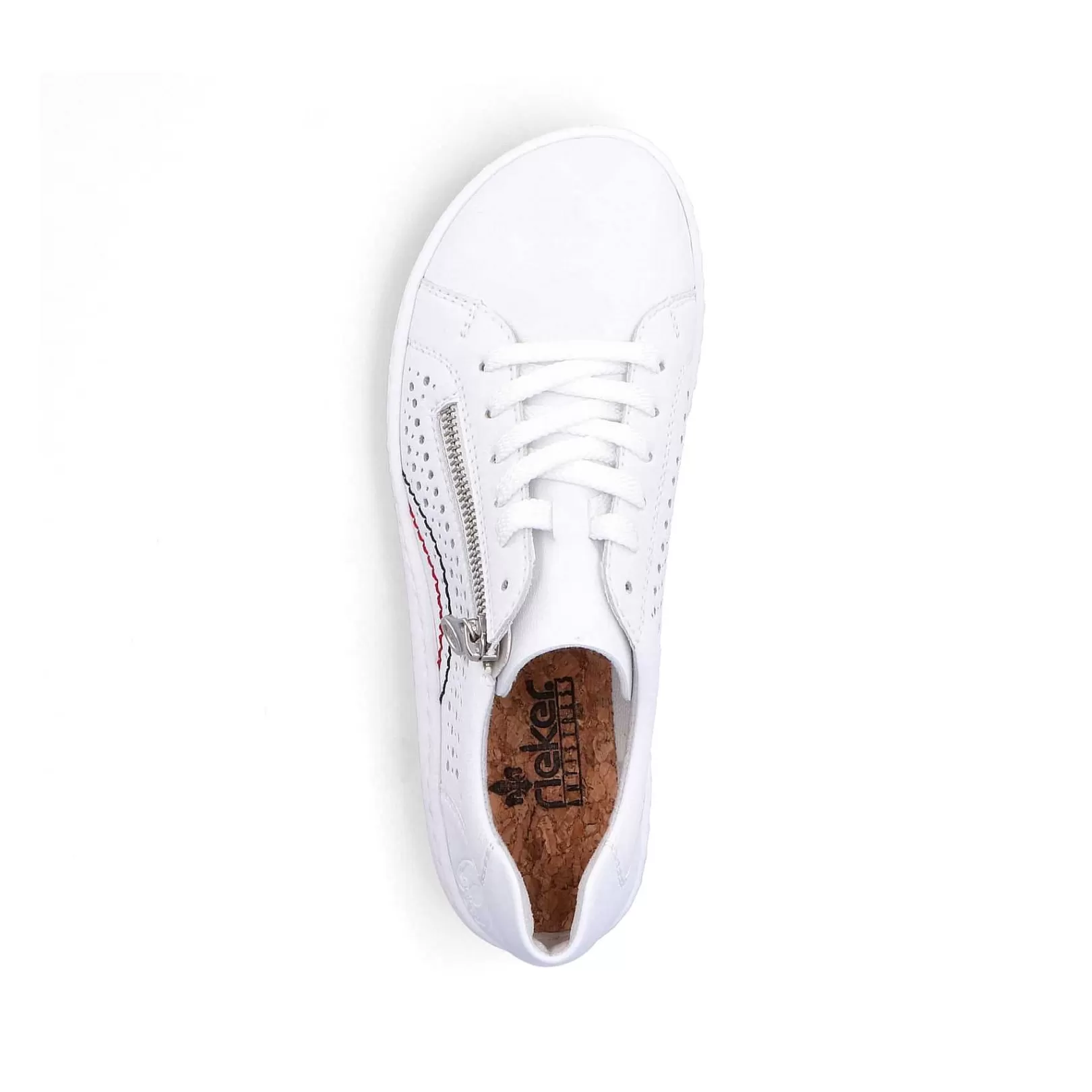 Outlet Women'S Laced Shoes Pearl White Ladies Low Shoes & Slippers